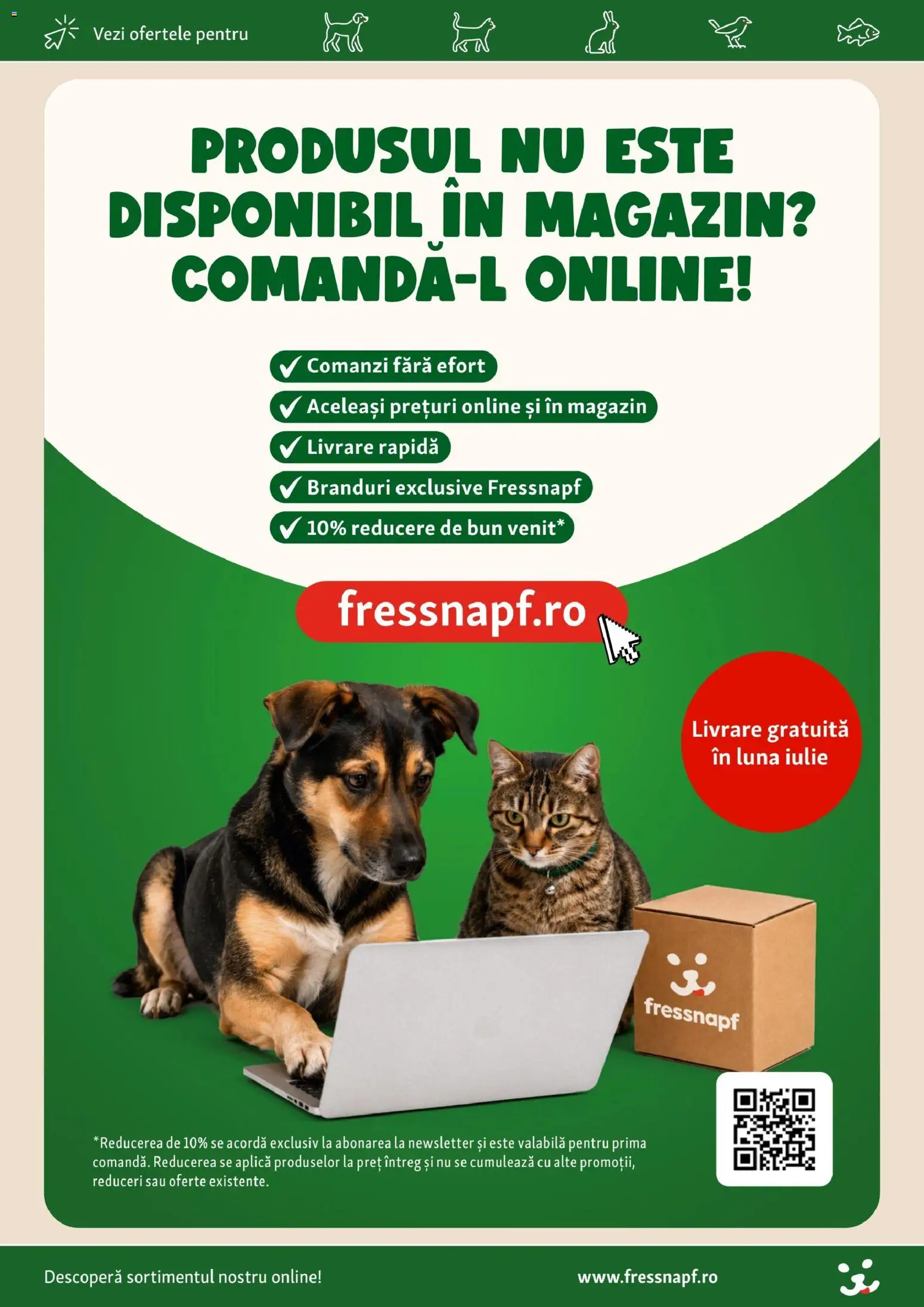 🛍️ Fressnapf Catalog din 02.07.2026 » Descoperiți oferte exclusive și economisiți chiar azi! 💰 | România