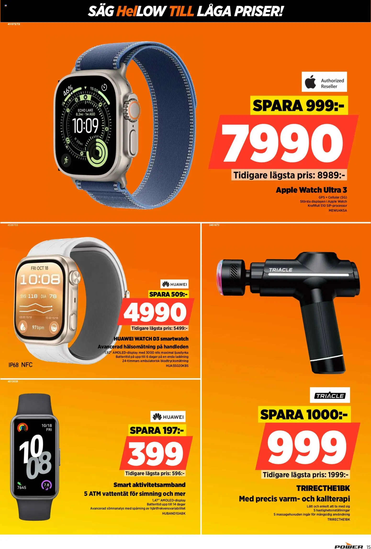 Power erbjudanden Reklamblad in Sverige