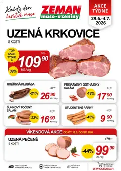 Prodejny Zeman Prodejny Zeman leták