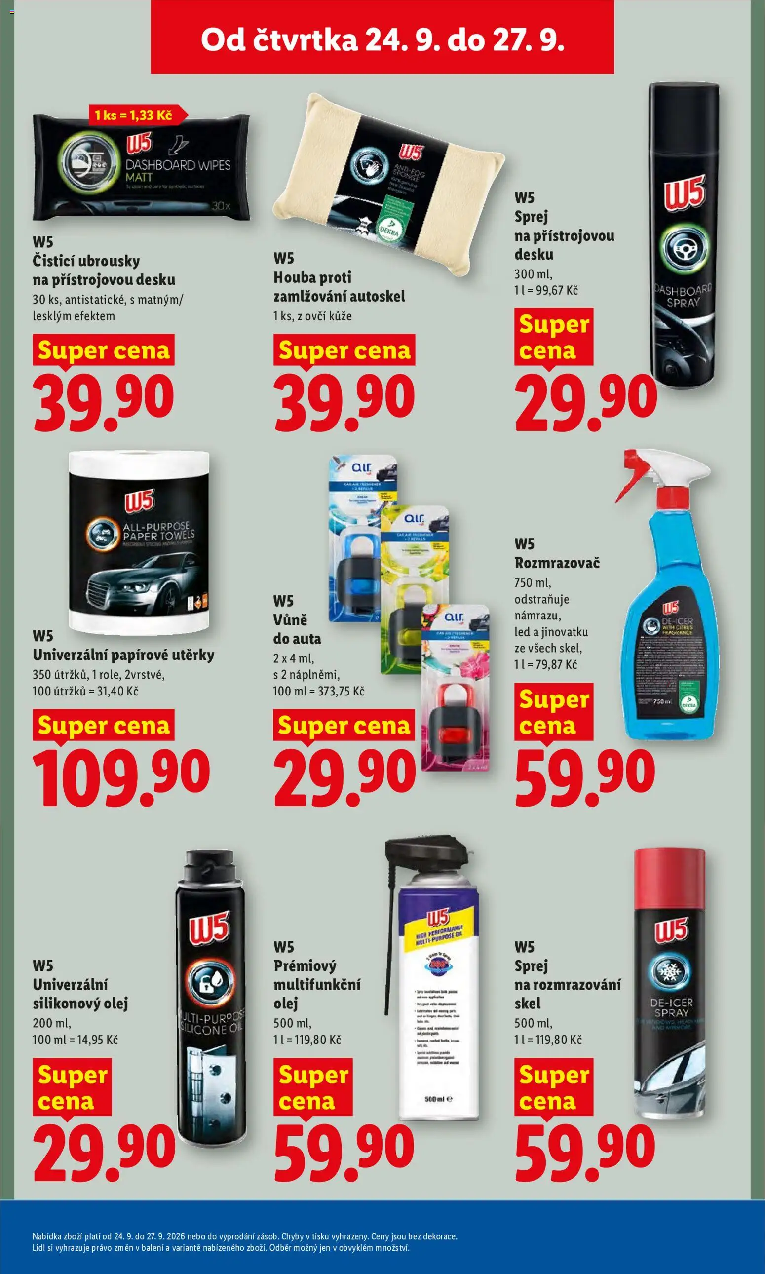 Lidl leták Leták in Česko