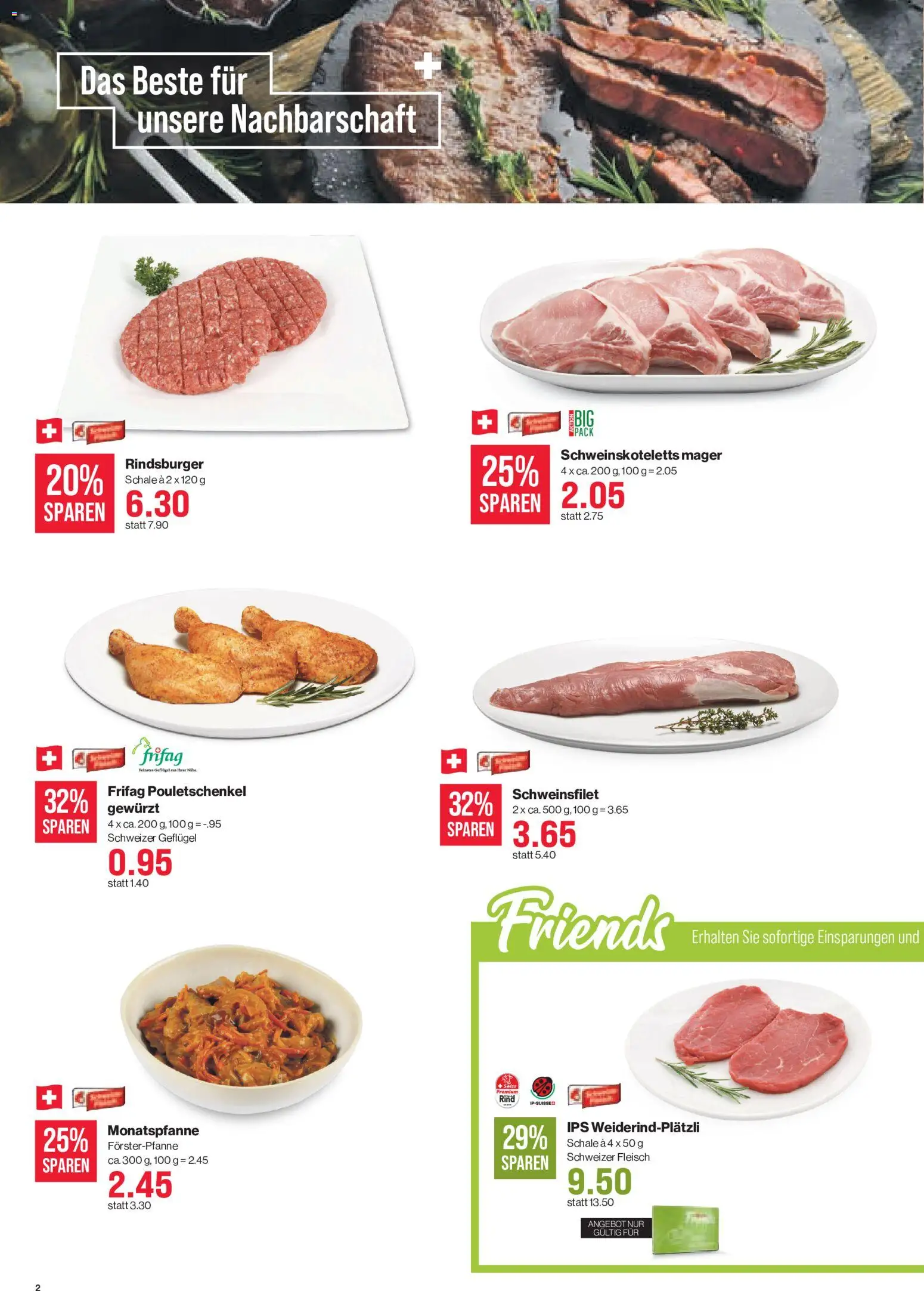 SPAR aktionen Prospekt in Schweiz