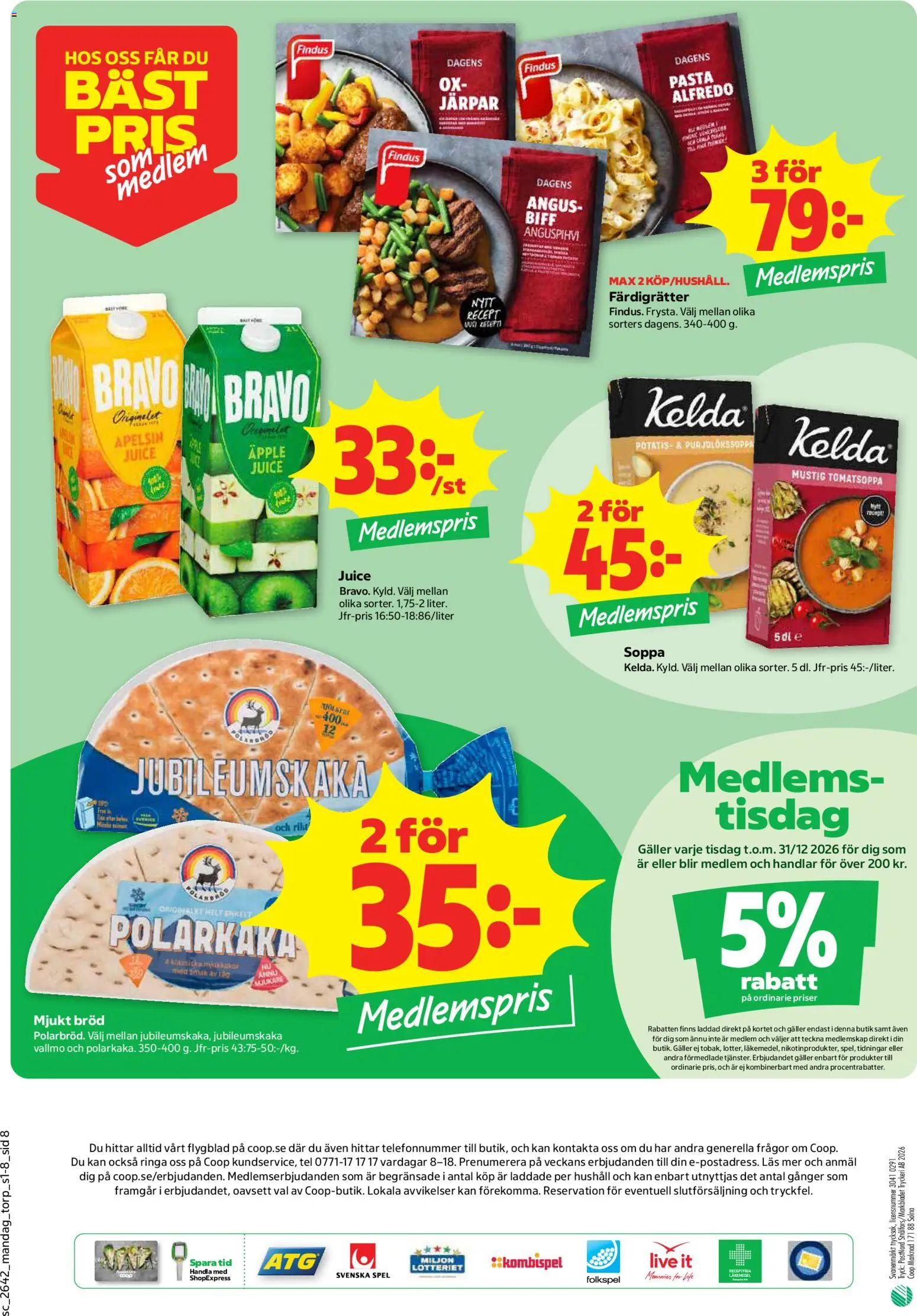 Stora Coop erbjudanden Reklamblad in Sverige