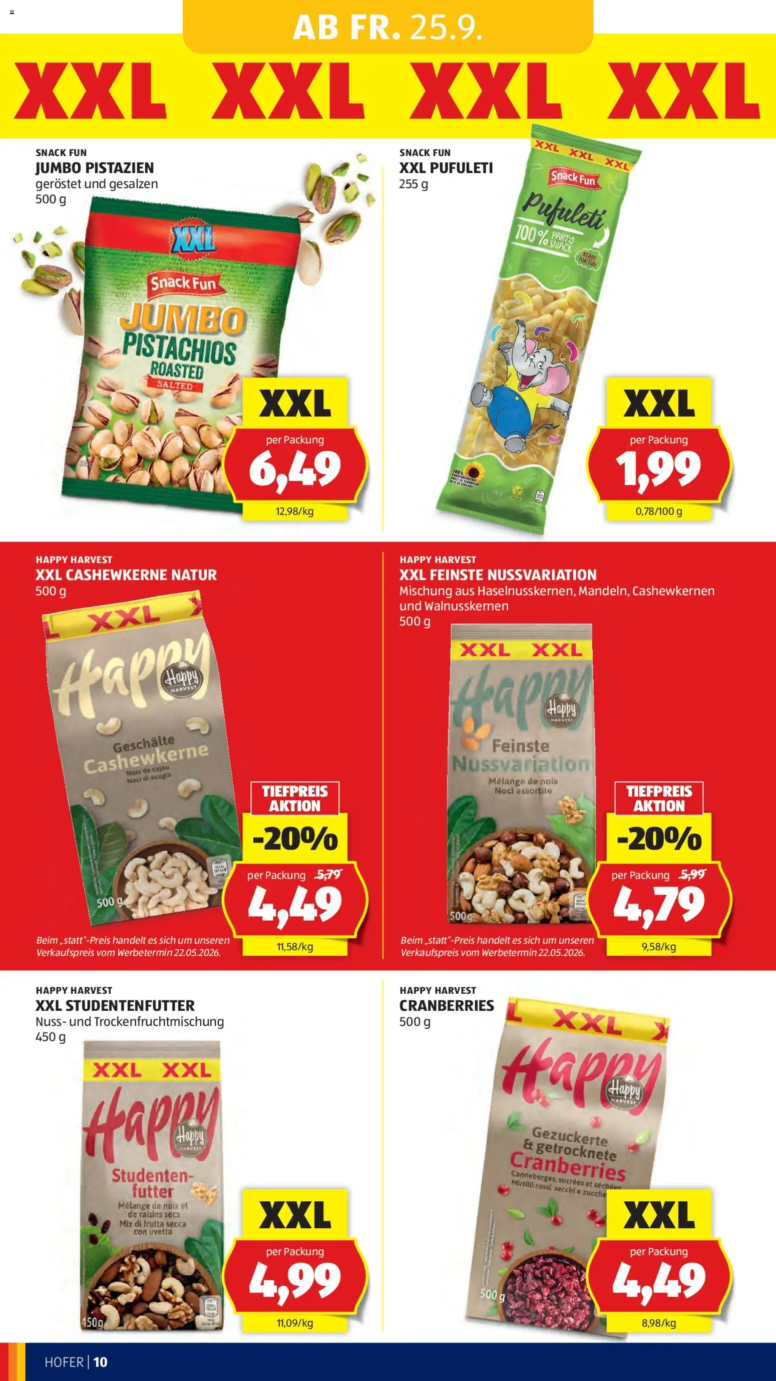 Hofer AT akciós újság Akciós újság in Magyarország