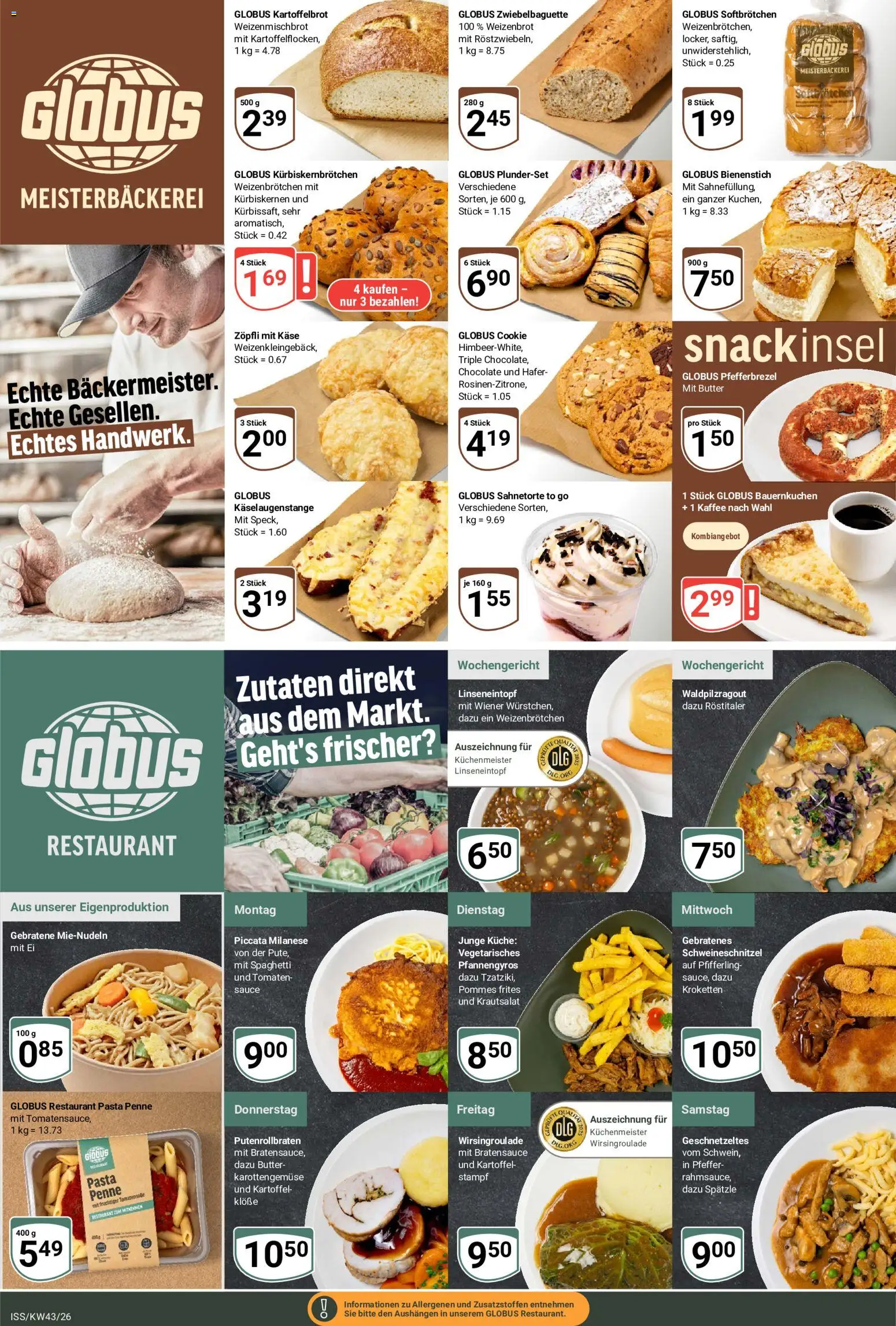 Globus Prospekt Prospekt in Deutschland