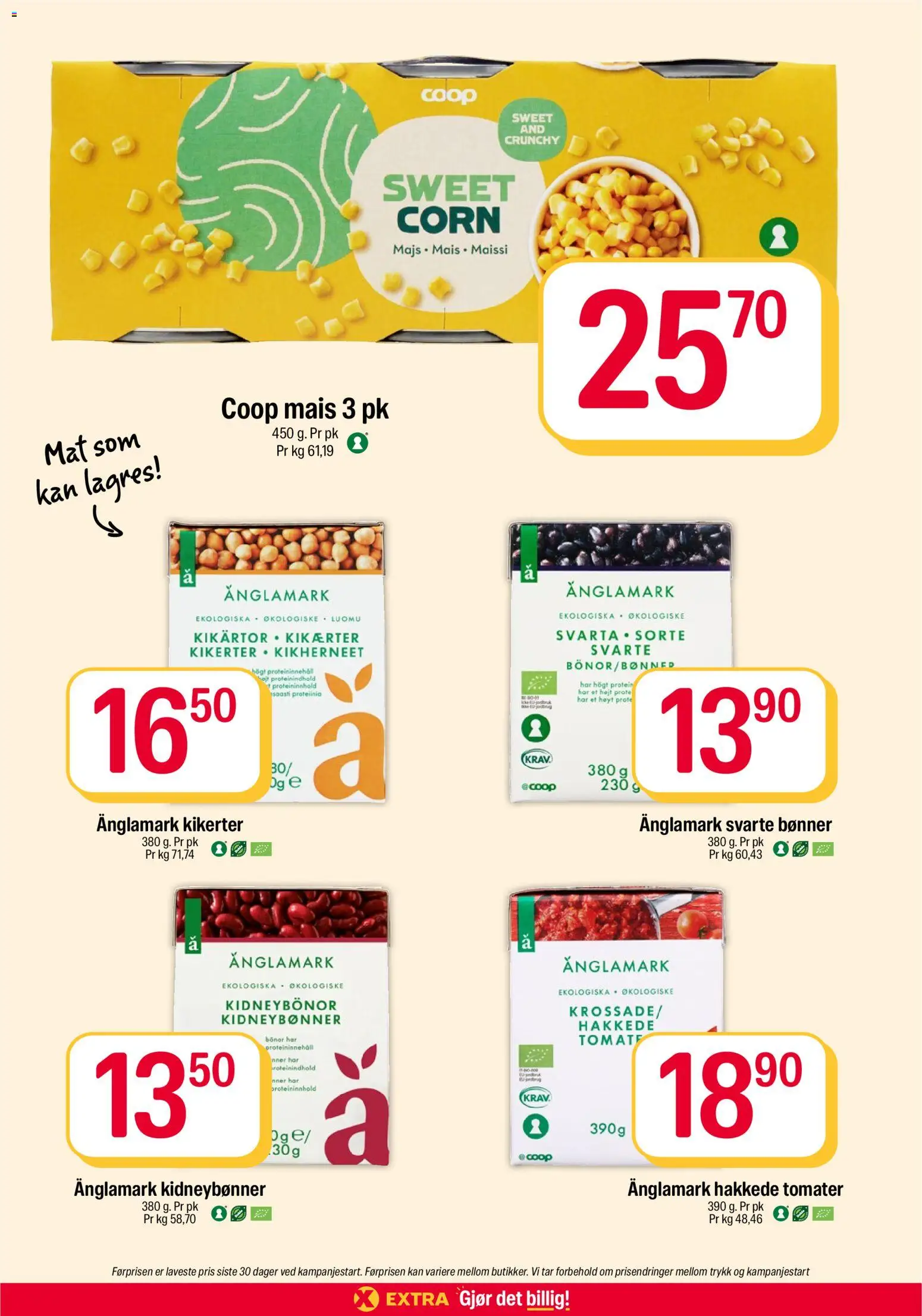 Coop Extra kundeavis Kundeavis in Norge