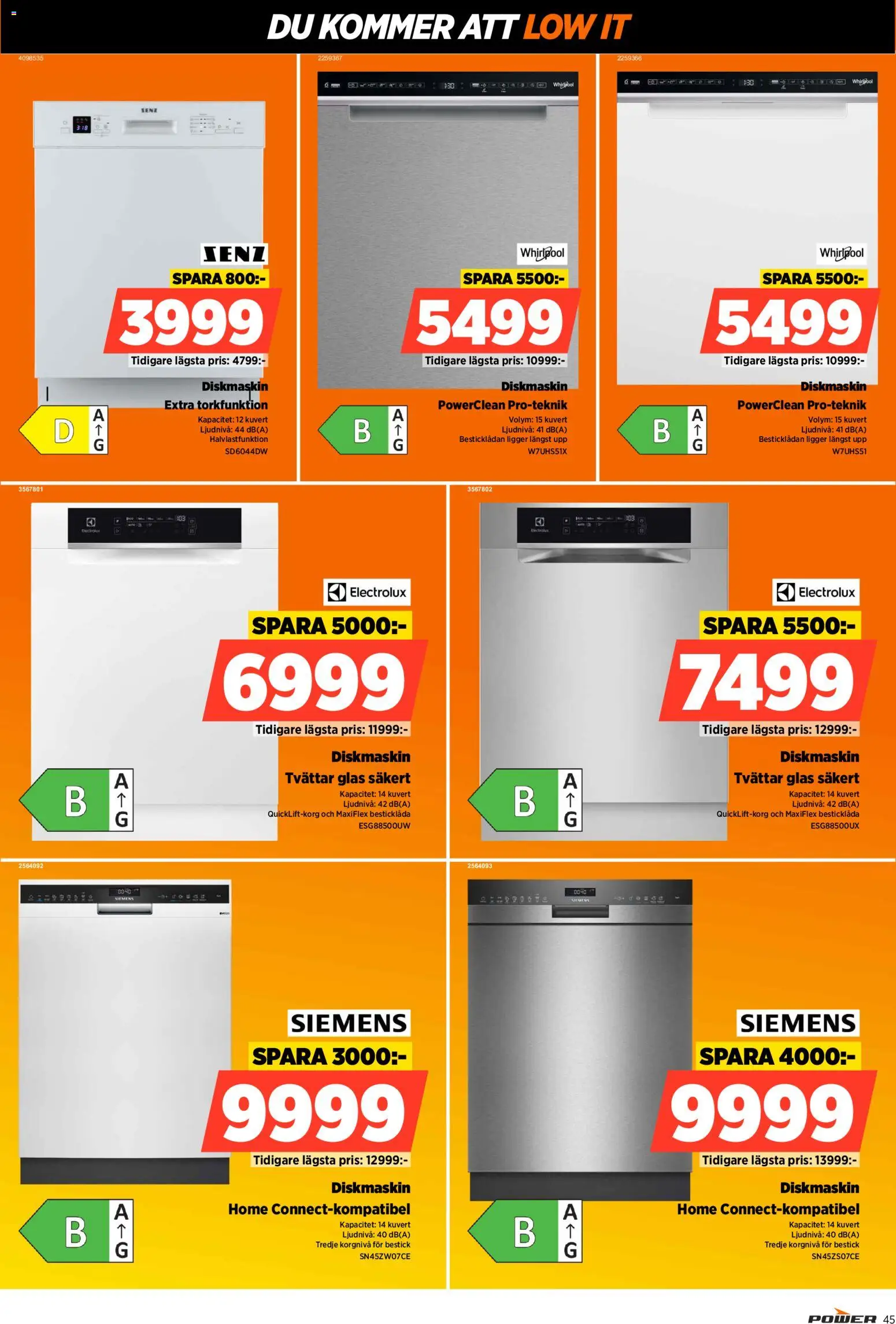 Power erbjudanden Reklamblad in Sverige