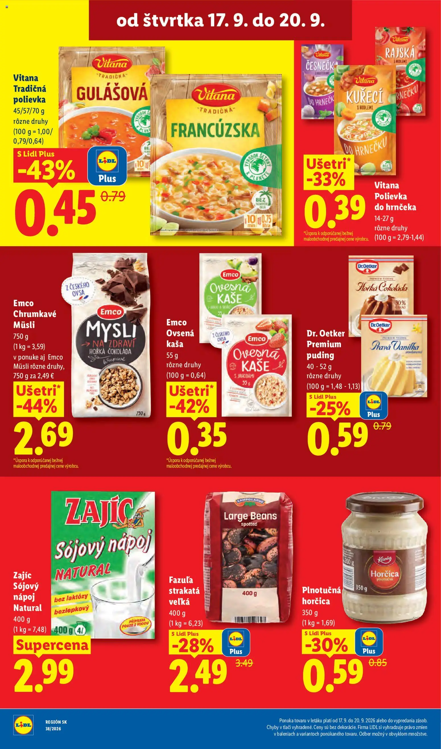 Lidl leták Leták in Slovensko