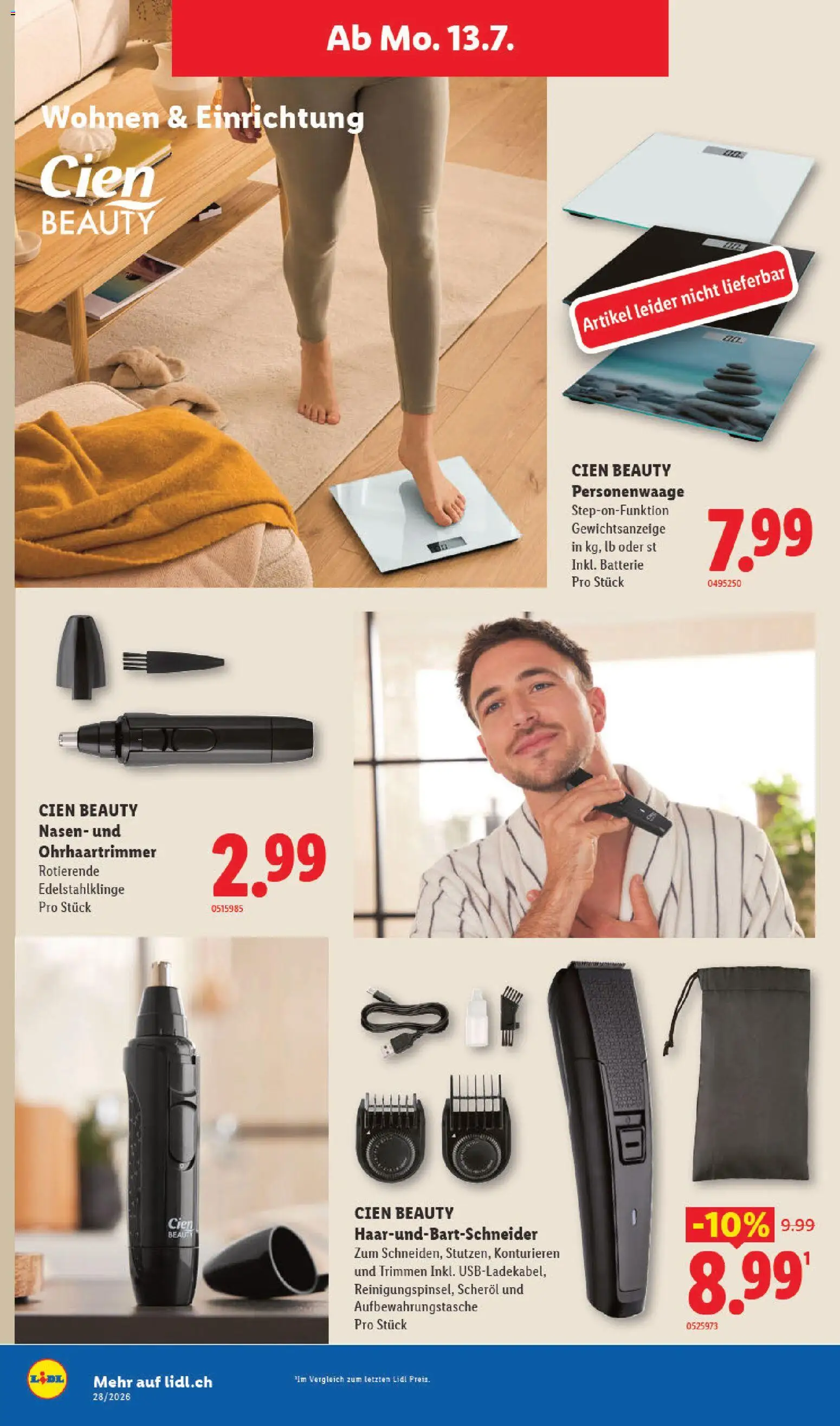 🛍️ Lidl aktionen ab 09.07.2026 » Entdecken Sie exklusive Rabatte und sparen Sie noch heute! 💰 | Schweiz