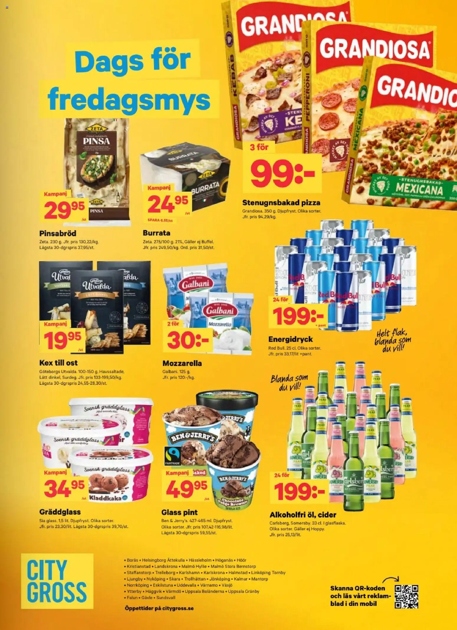 City Gross erbjudanden Reklamblad in Sverige