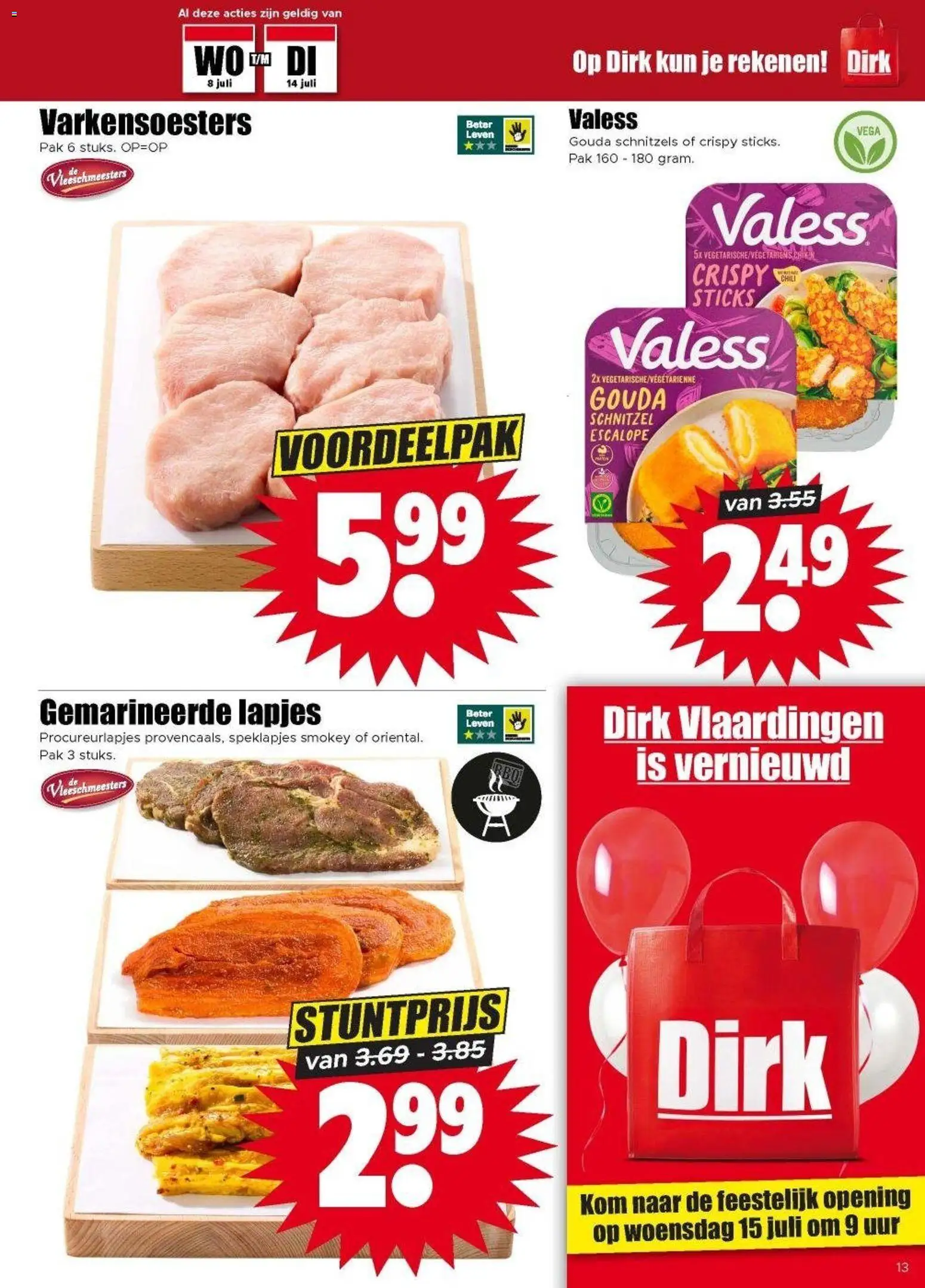 Nieuwe » Dirk folder van 08/07/2026 🤩  « is er! Ontdek geweldige aanbiedingen en bespaar. | België