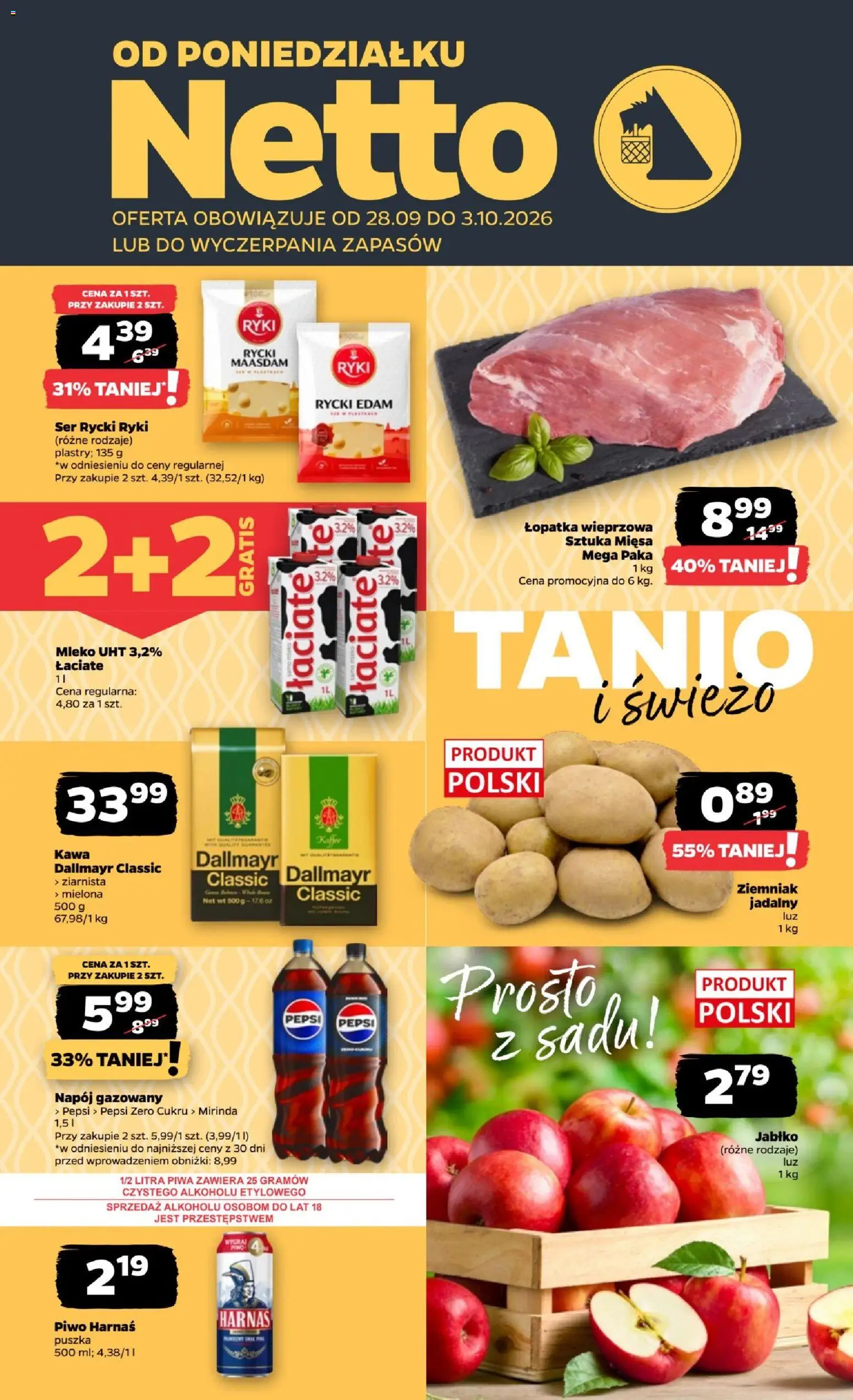 Netto gazetka od poniedziałku Gazetka in Polska