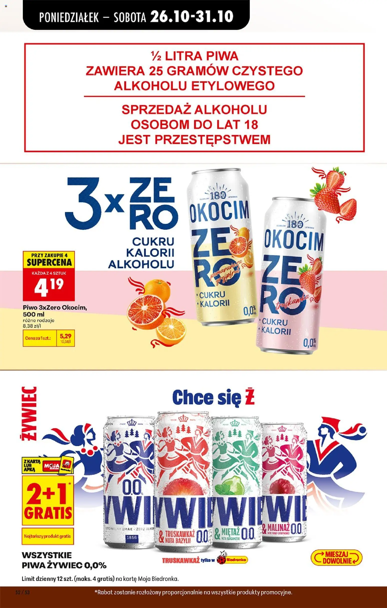 Biedronka Polsko leták - Codziennie niskie ceny Leták in Česko