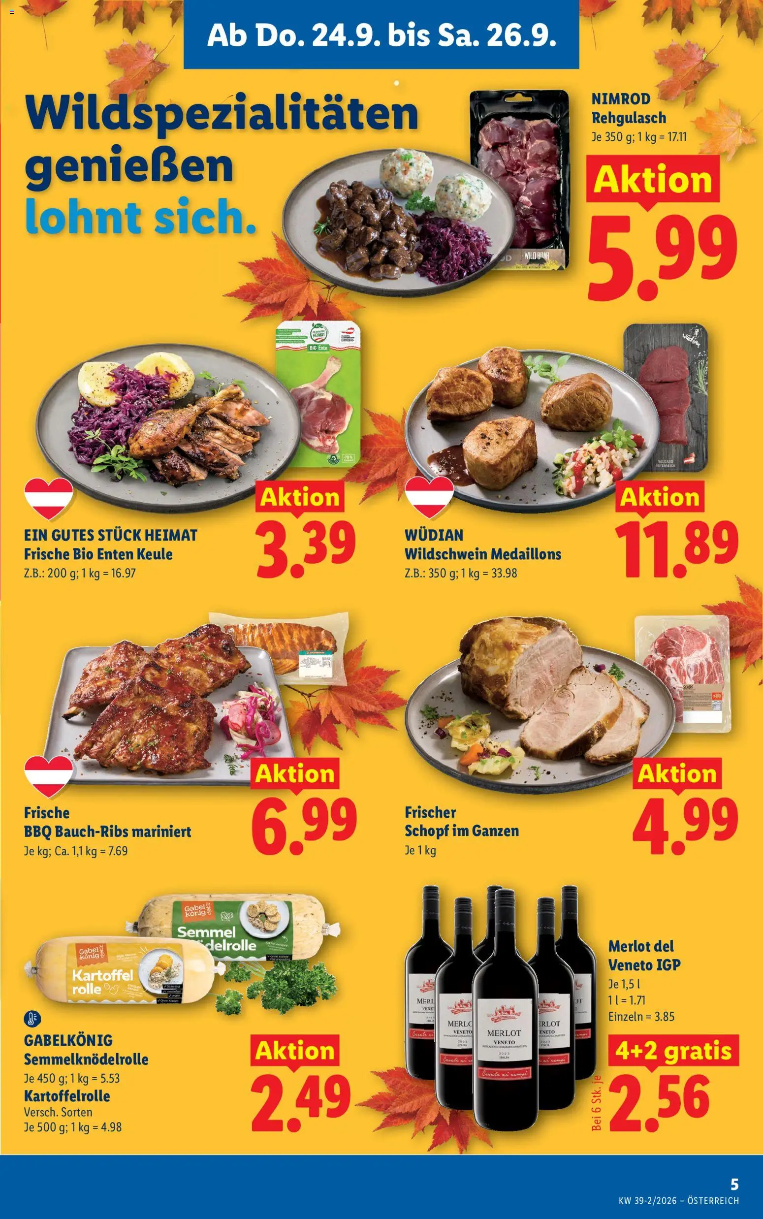 Lidl - Flugblatt Flugblatt in Österreich