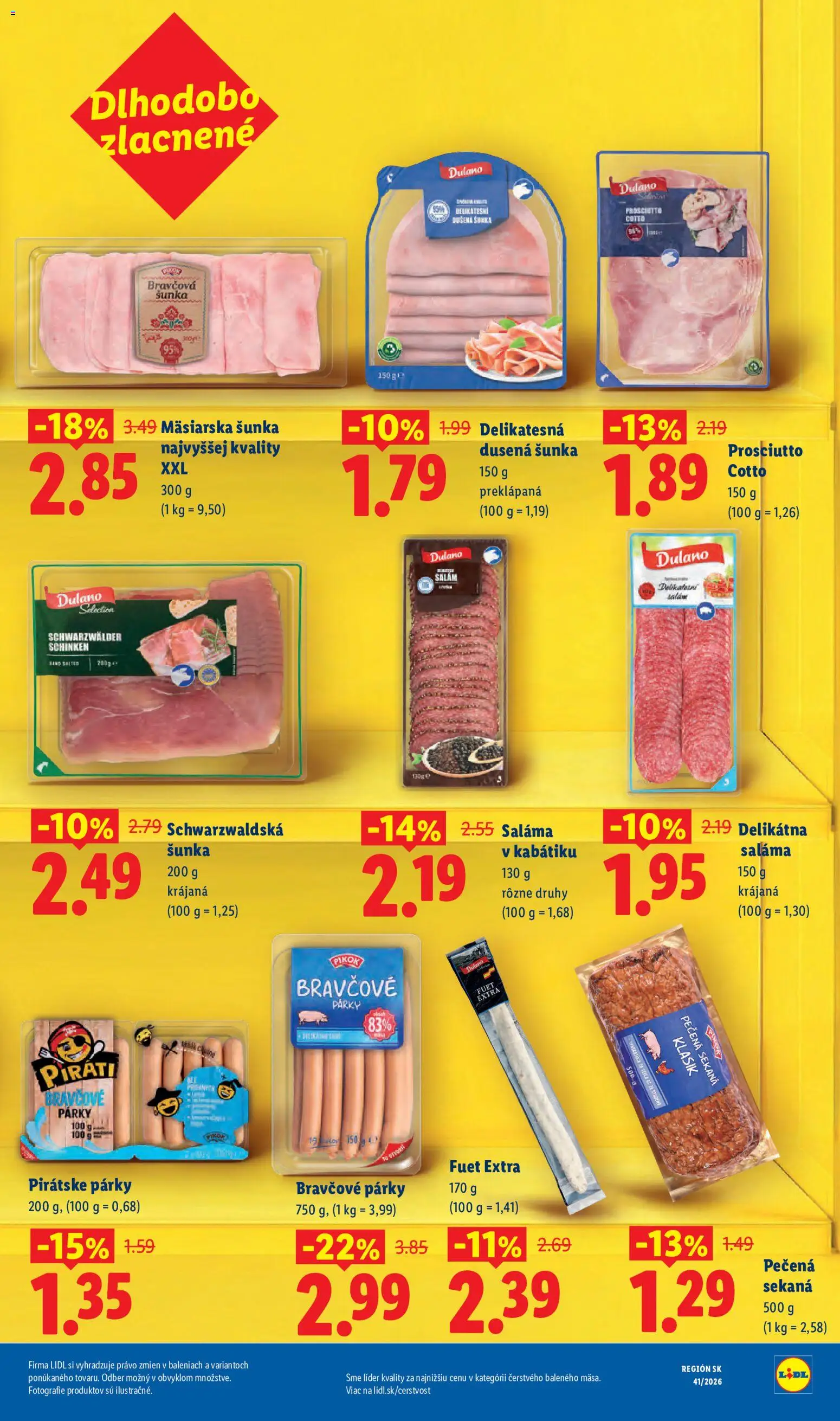 Lidl leták Leták in Slovensko