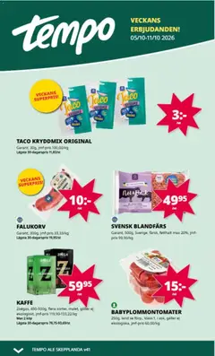 Tempo Tempo erbjudanden