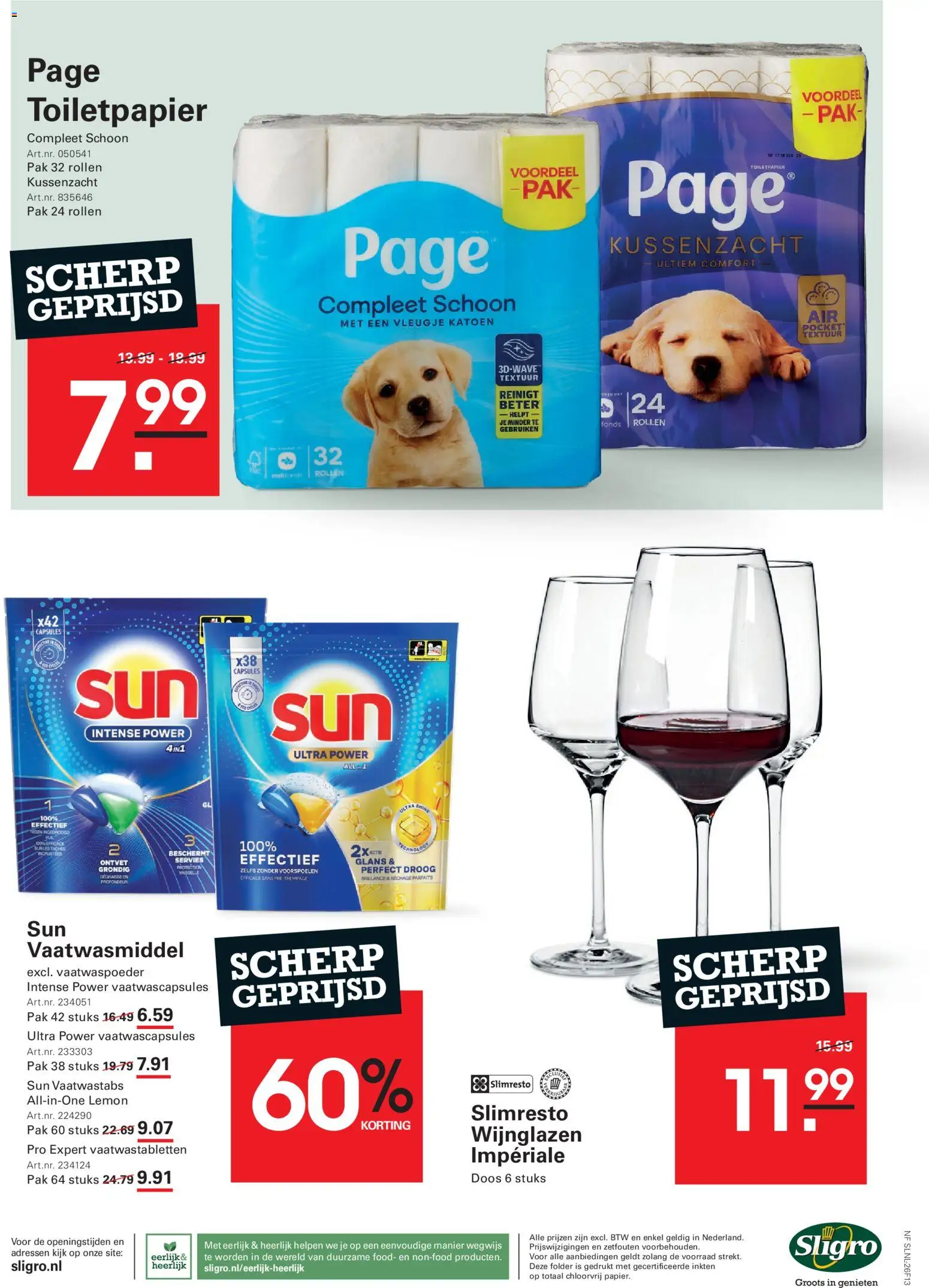 Sligro folder Folder in Nederland
