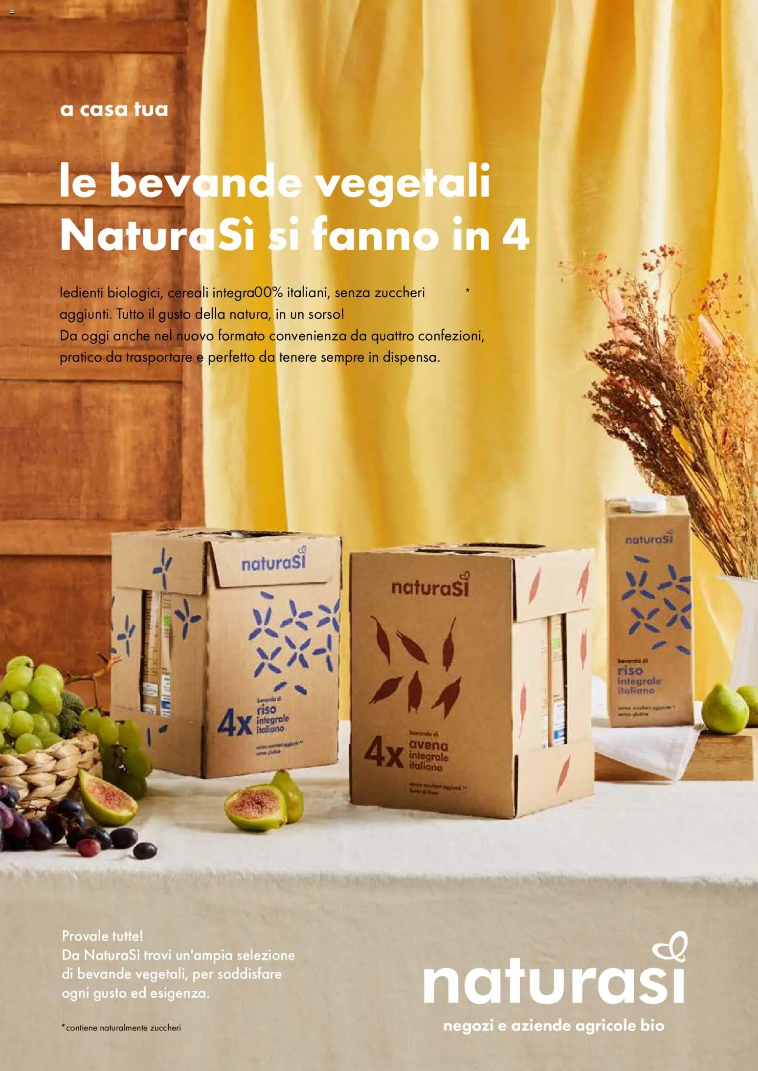Natura Sì volantino Volantino in Italy