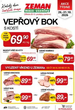 Prodejny Zeman Prodejny Zeman leták