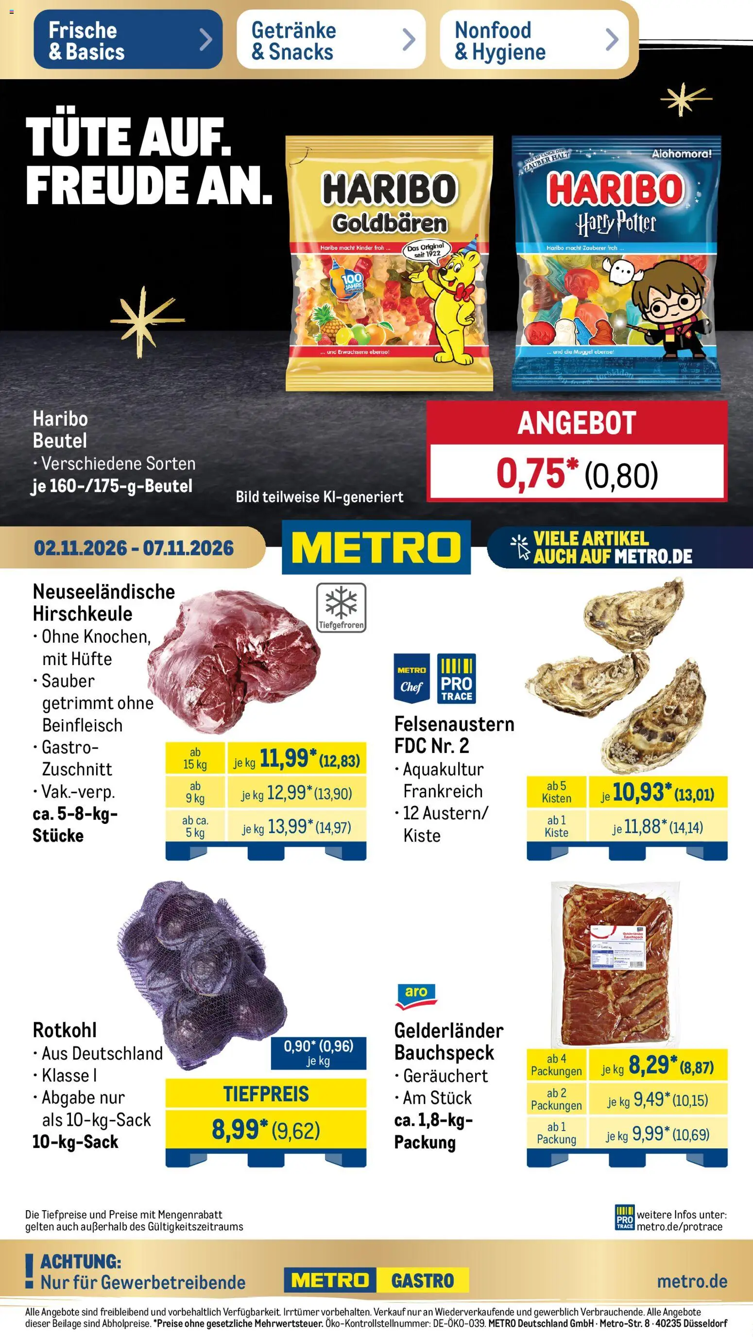 Metro Black Friday Prospekt in Deutschland