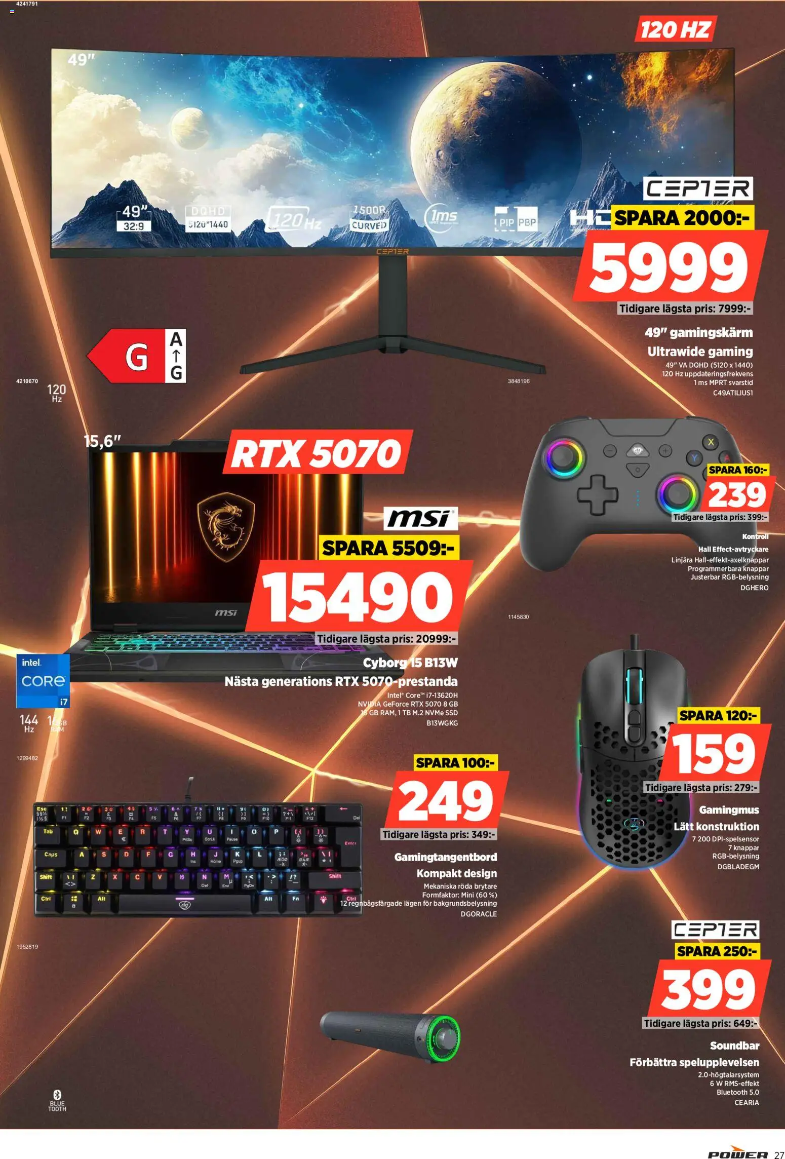 Power erbjudanden Reklamblad in Sverige