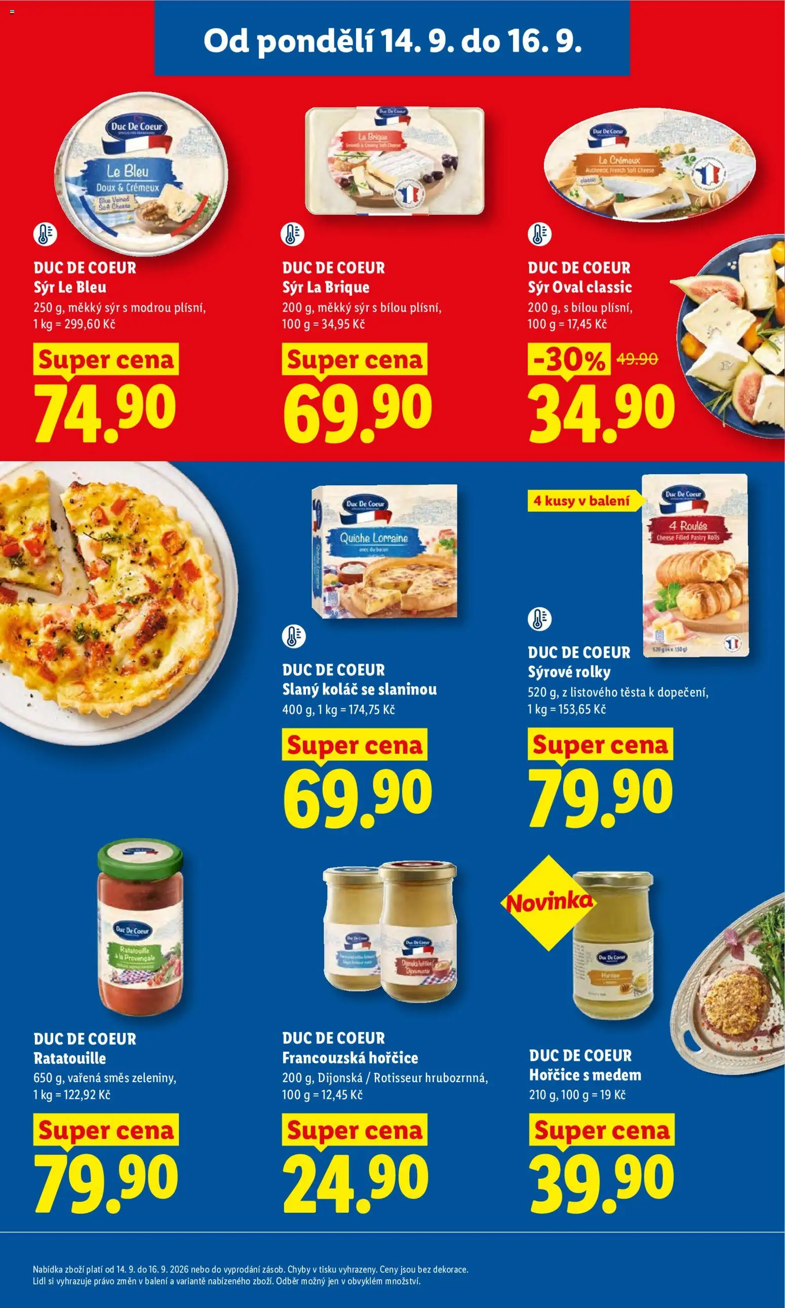 Lidl leták Leták in Česko