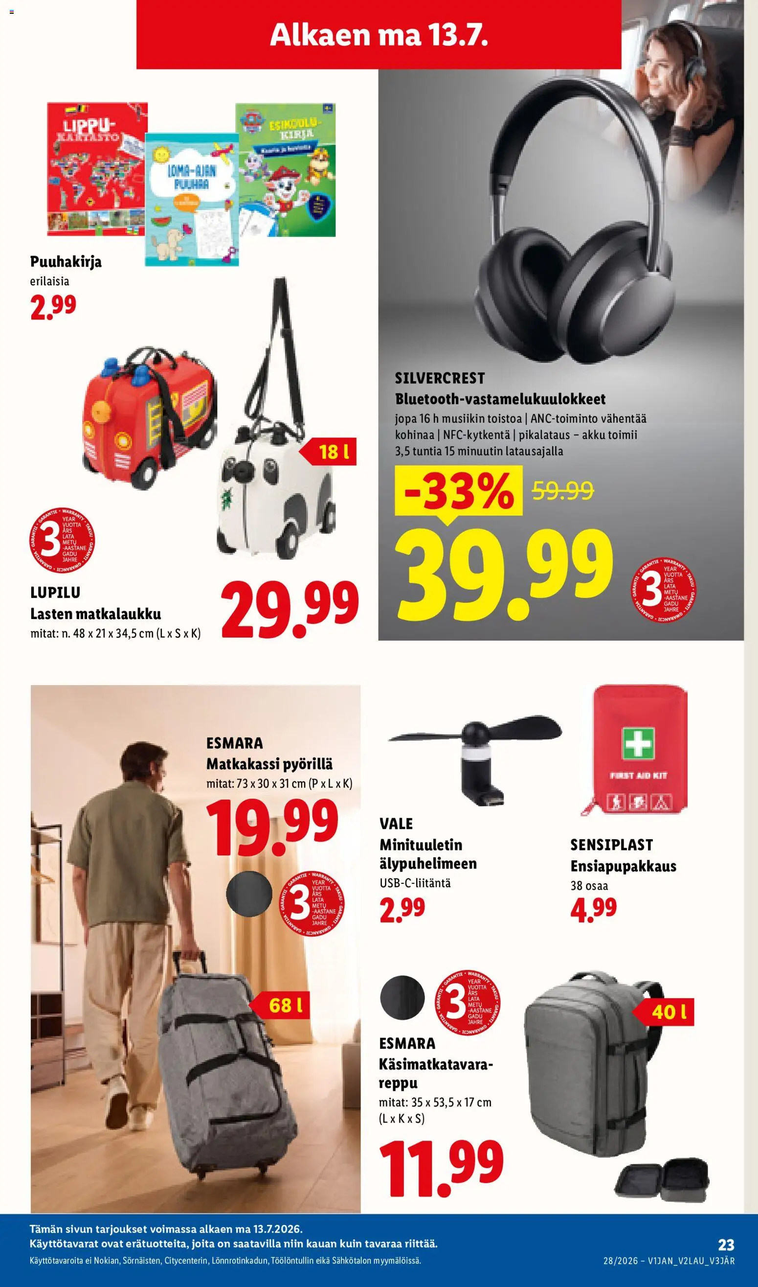 🛍️ Lidl tarjoukset alkaen 09/07/2026 » Katso huipputarjoukset ja säästä jo tänään! 💰 | Suomi