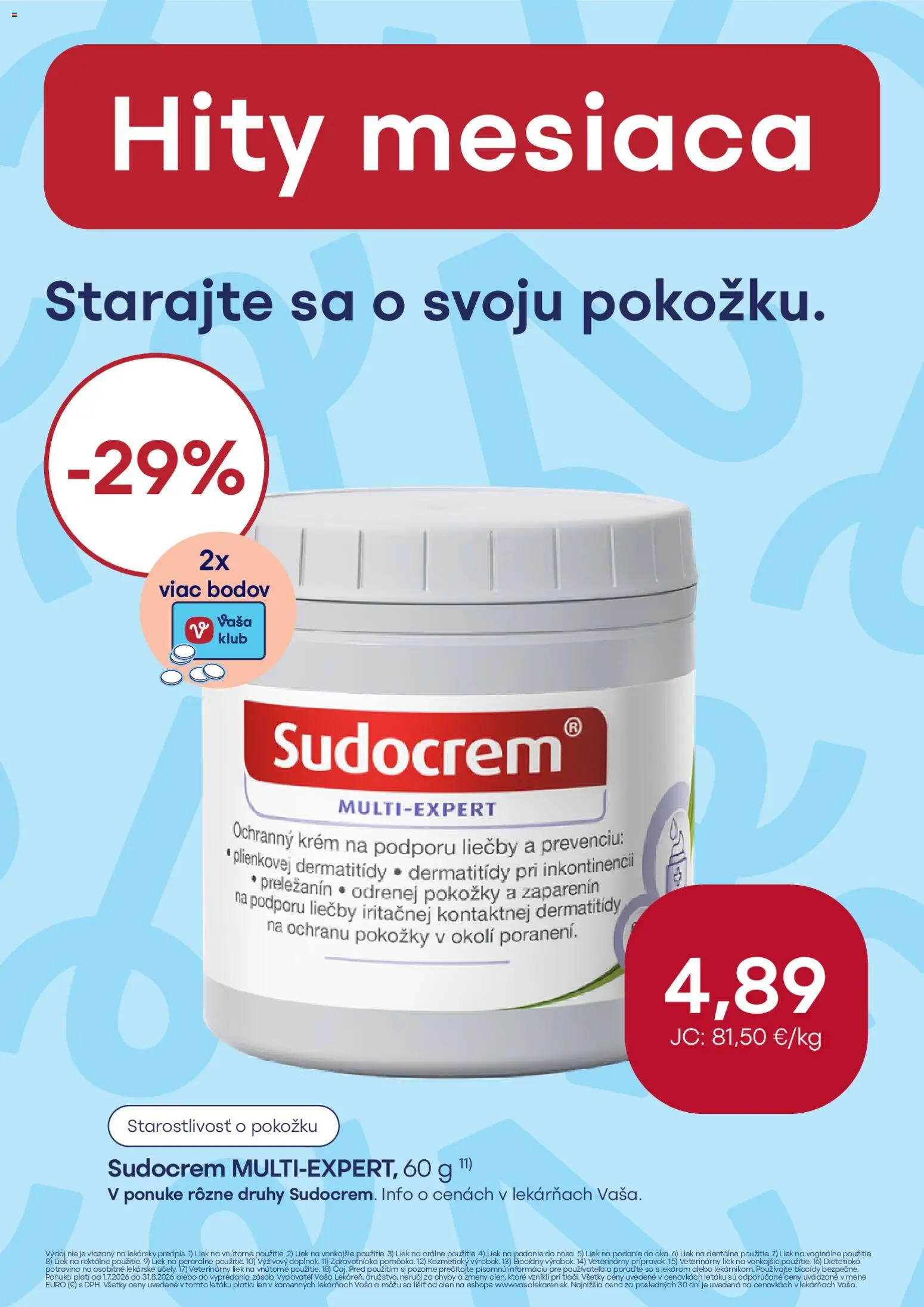 Vaša lekáreň leták od 01.07.2026 » Pozrite si limitované zľavy a ušetrite ešte dnes! | Slovensko