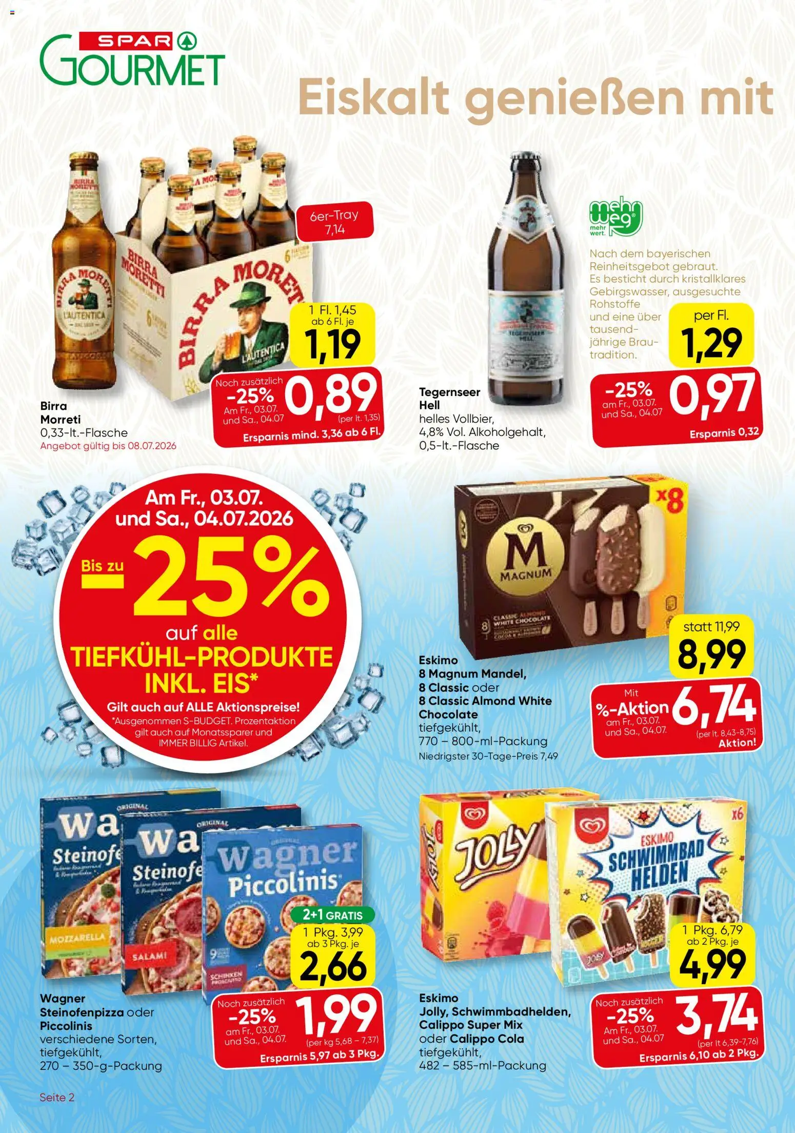 Die besten Angebote | SPAR Gourmet Flugblatt ab 01.07.2026 | - Jetzt stöbern! | Österreich