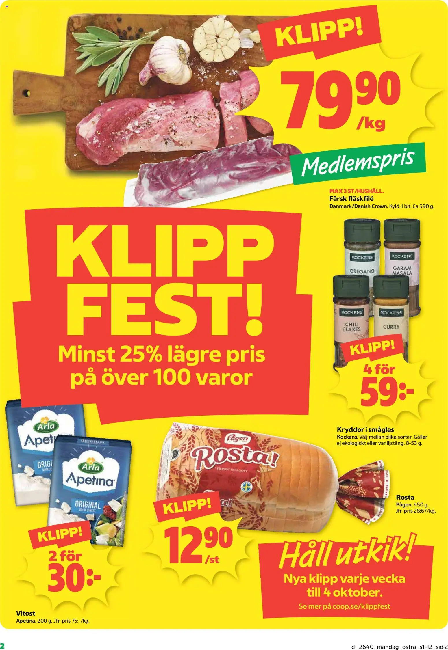 Coop Daglivs erbjudanden Reklamblad in Sverige