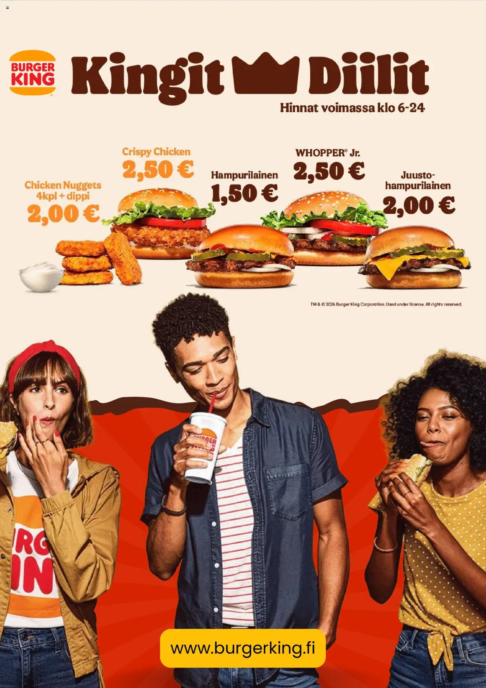 Burger King tarjoukset Kuvasto in Suomi