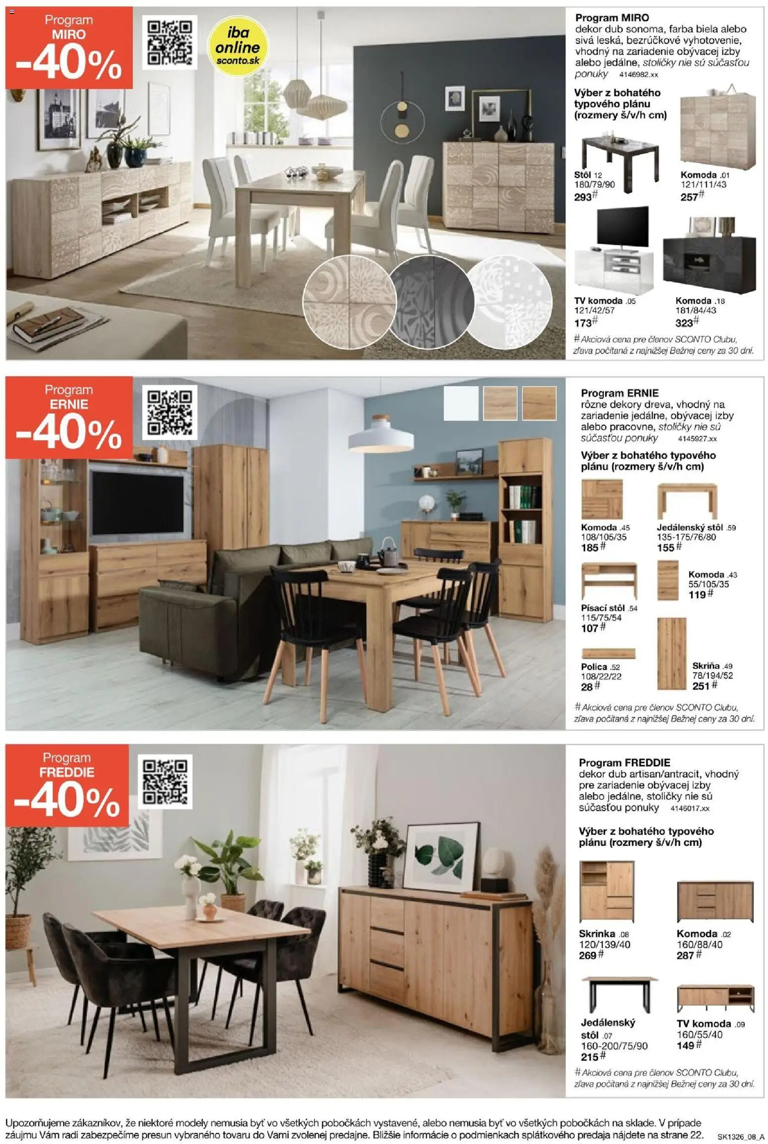 Sconto nábytok leták Leták in Slovensko