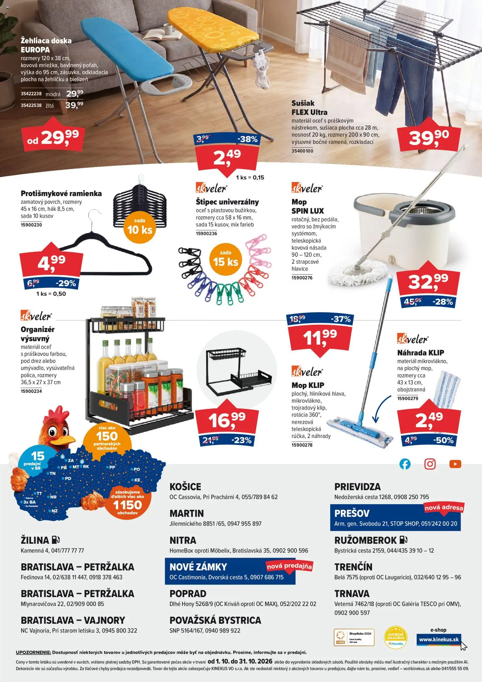 Kinekus leták Leták in Slovensko