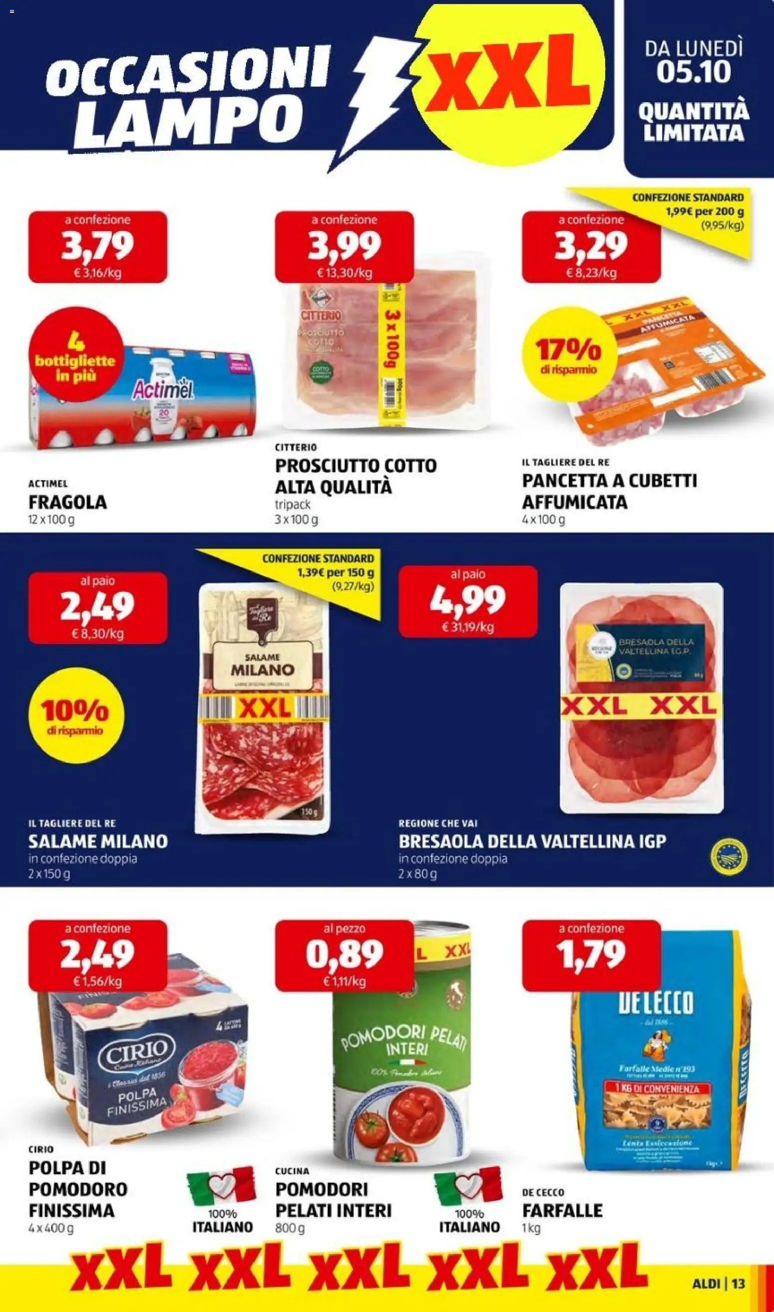 Aldi volantino Volantino in Italy