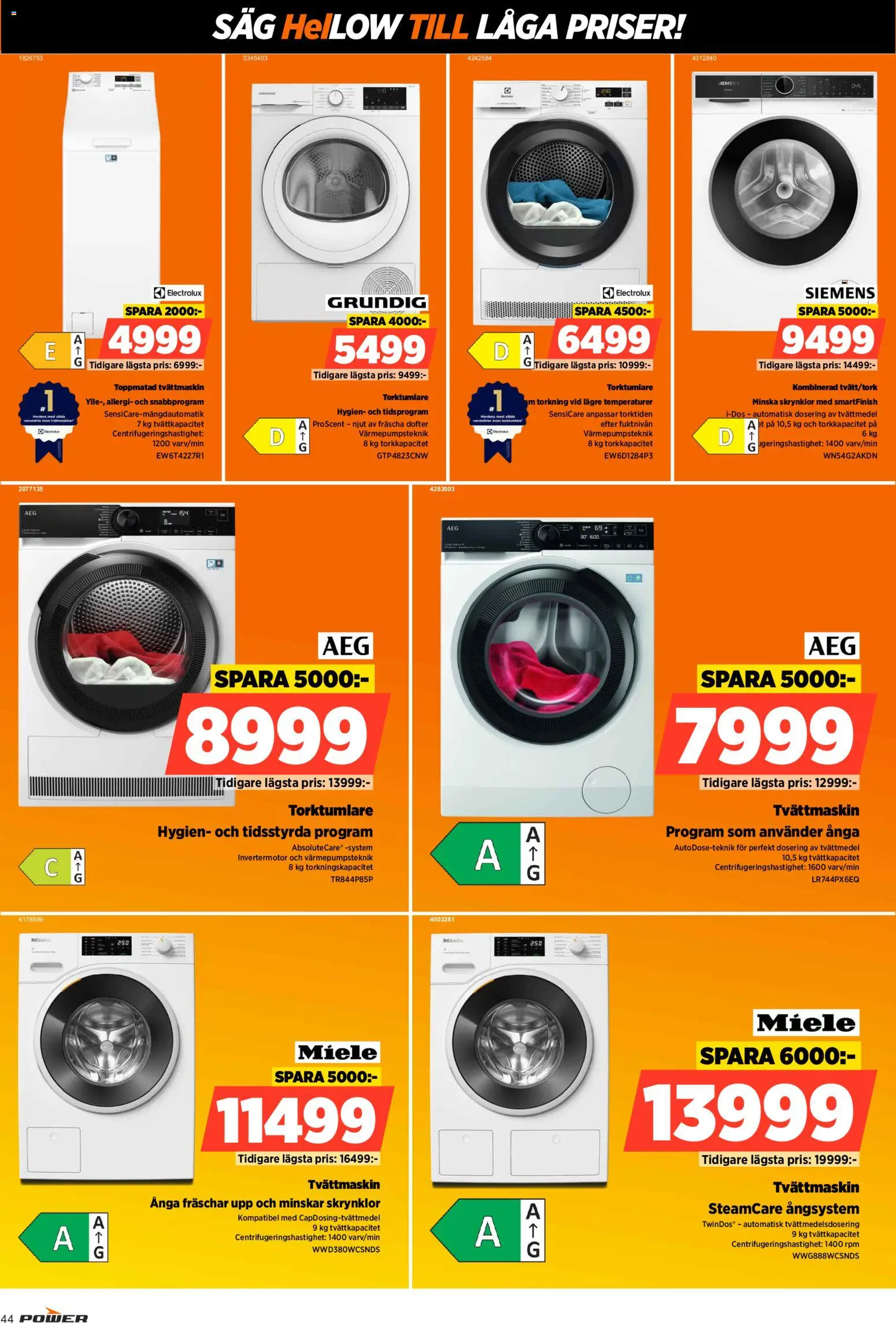 Power erbjudanden Reklamblad in Sverige
