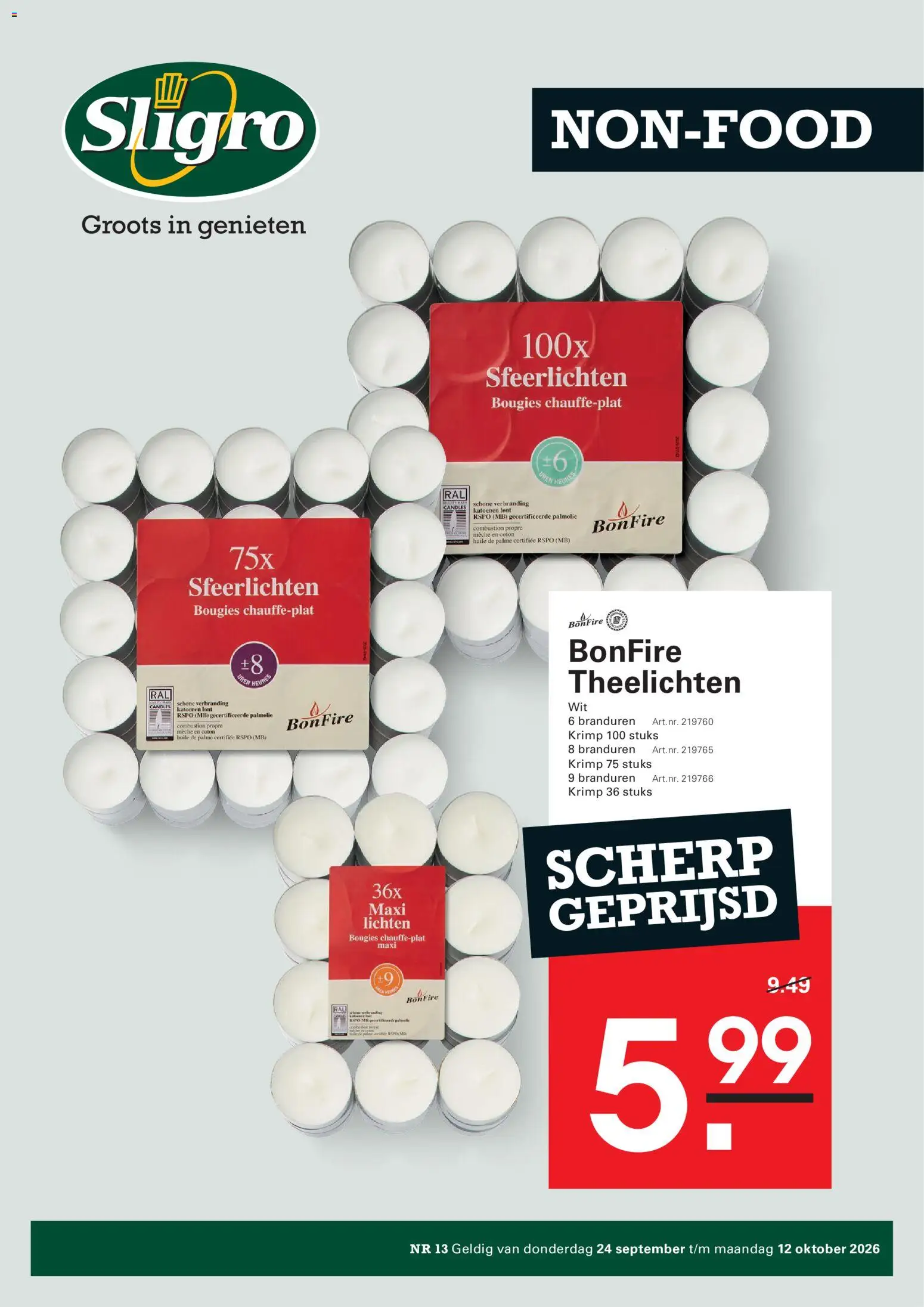 Sligro folder Folder in Nederland
