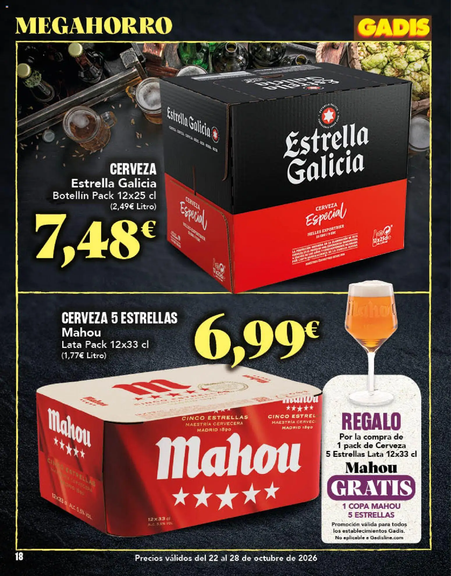 Gadis - folleto Folleto in España