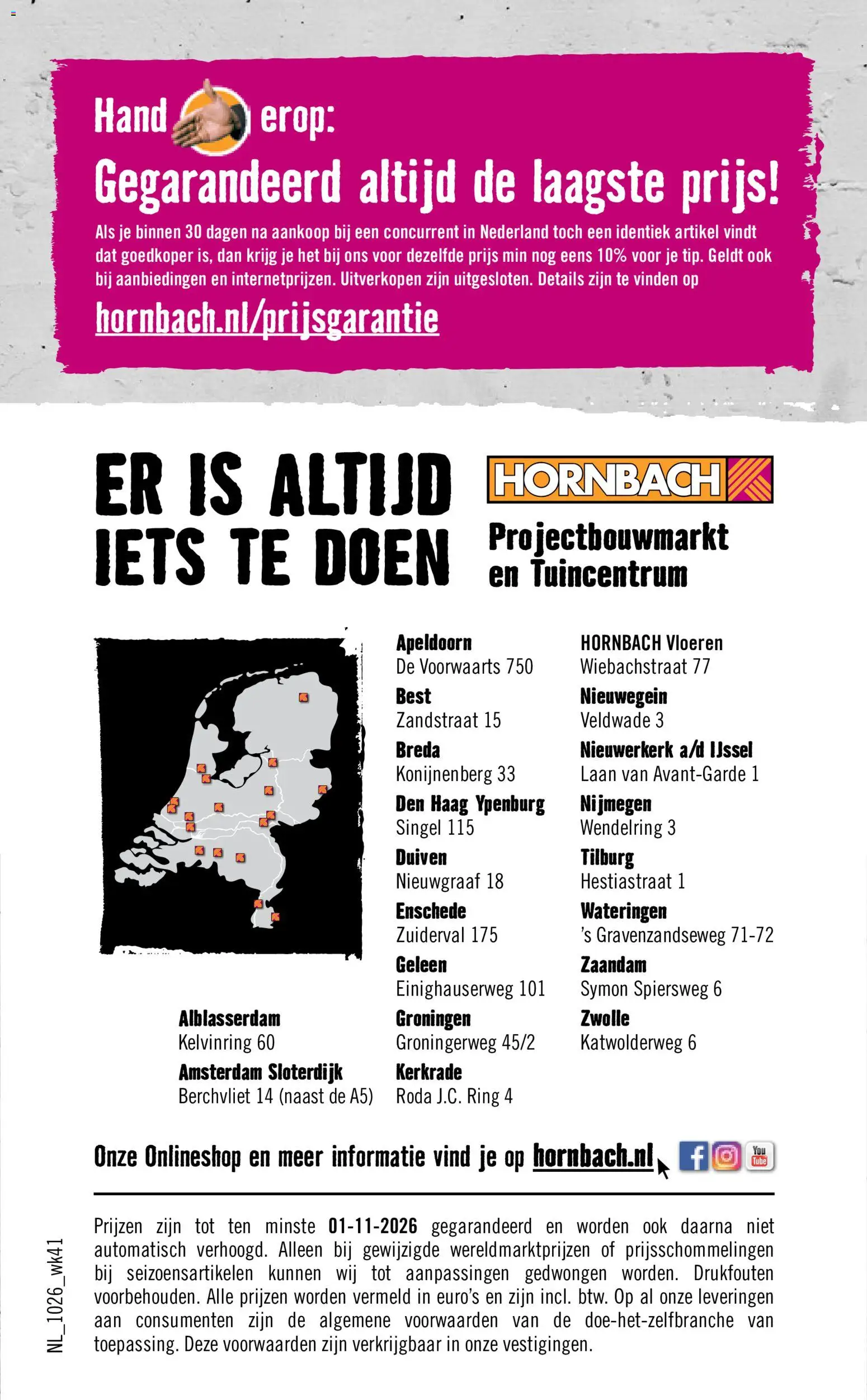 Hornbach folder Folder in Nederland