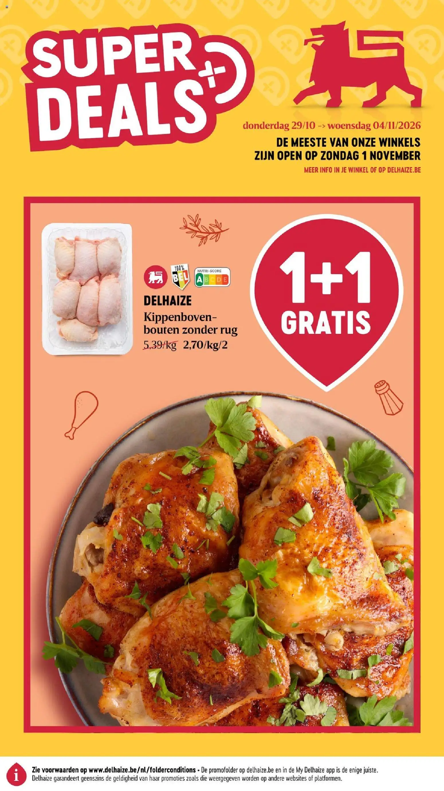 Delhaize folder Folder in België