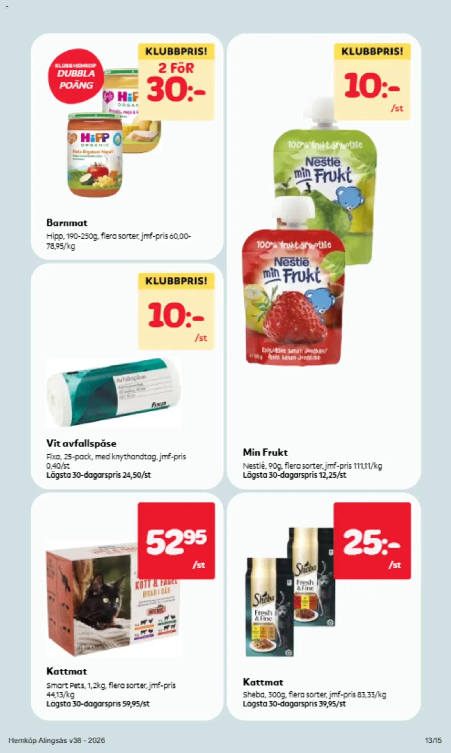Hemköp erbjudanden Reklamblad in Sverige