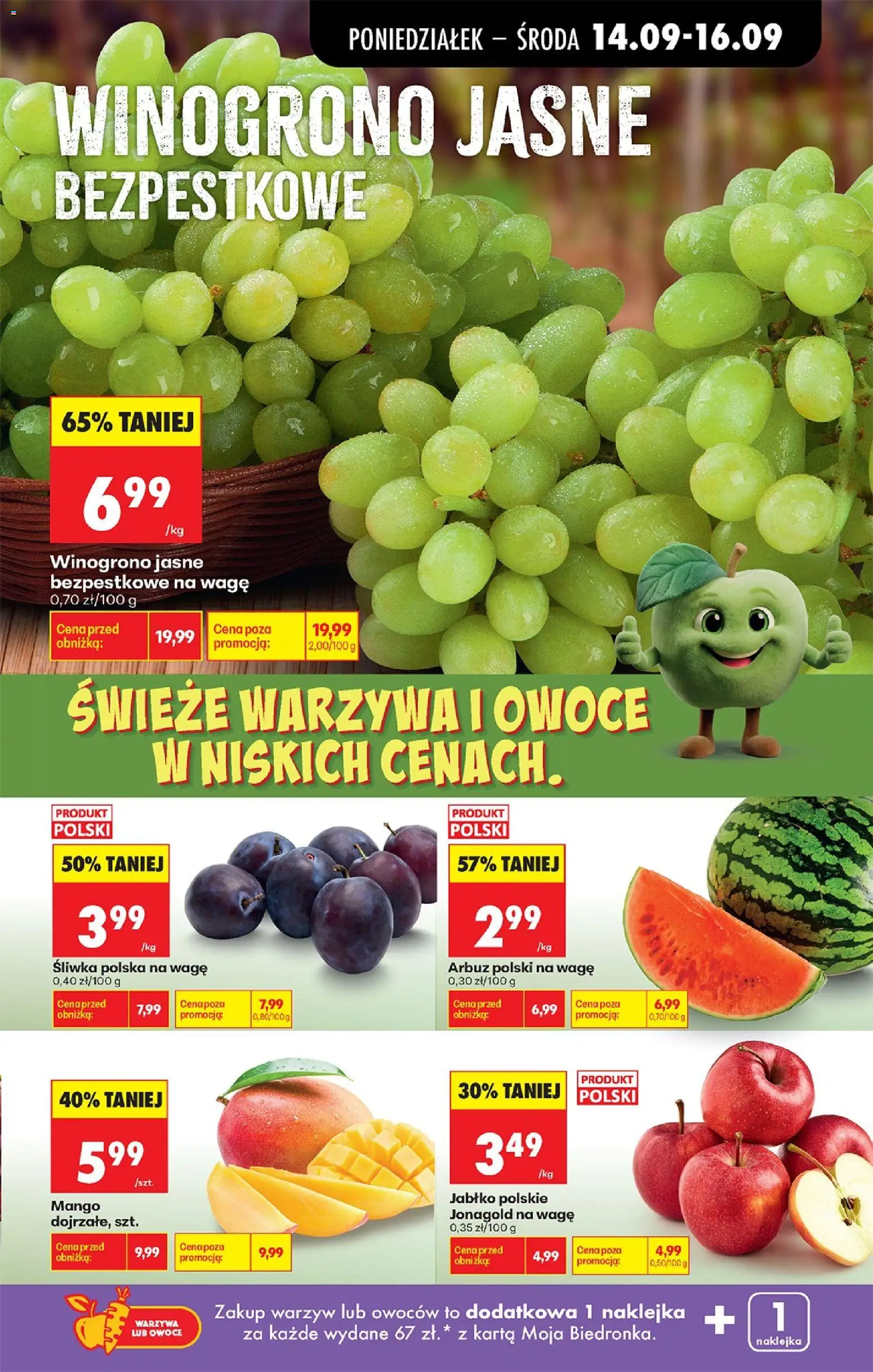 Biedronka gazetka od poniedziałku Gazetka in Polska