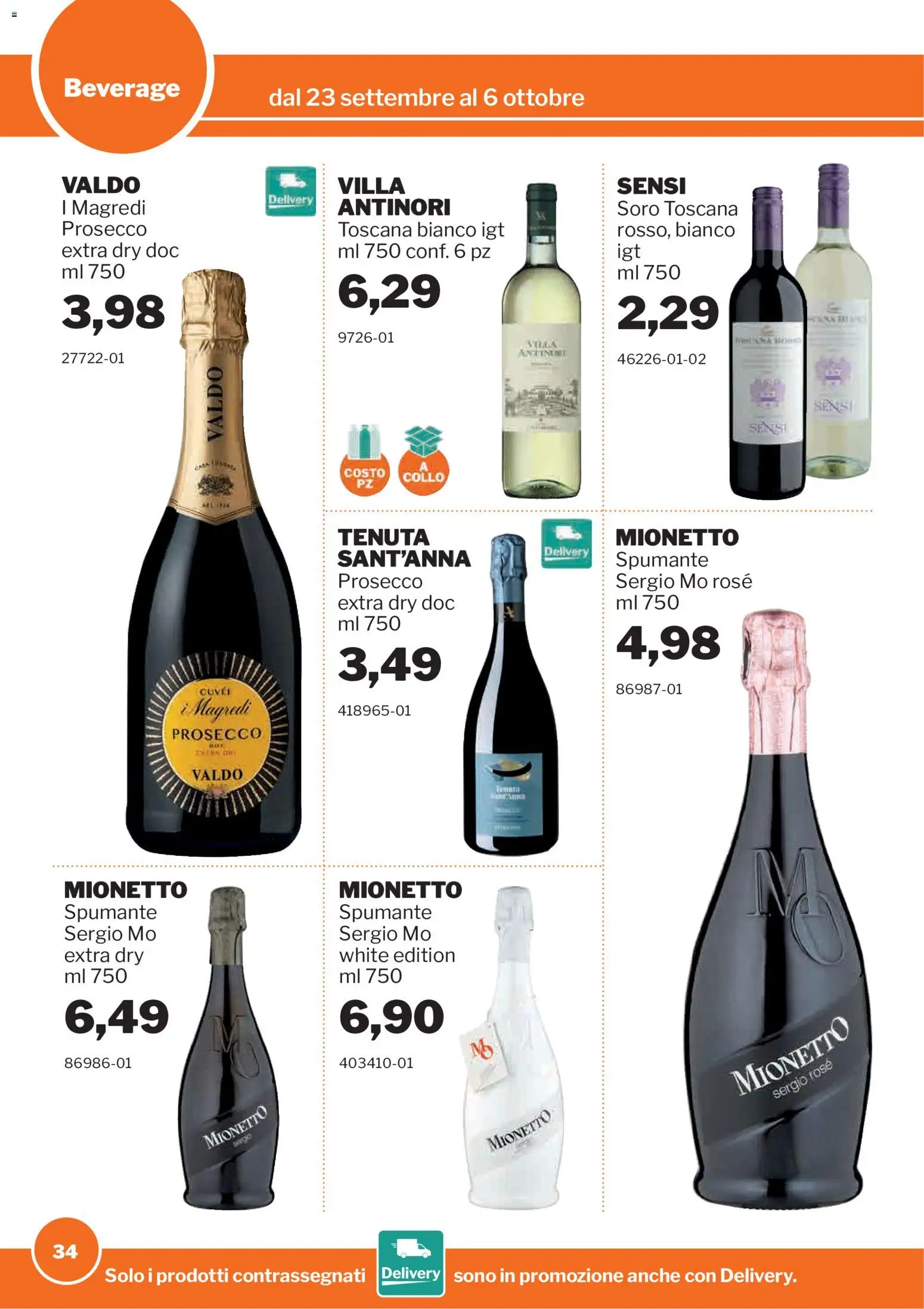 Sogegross volantino Volantino in Italy