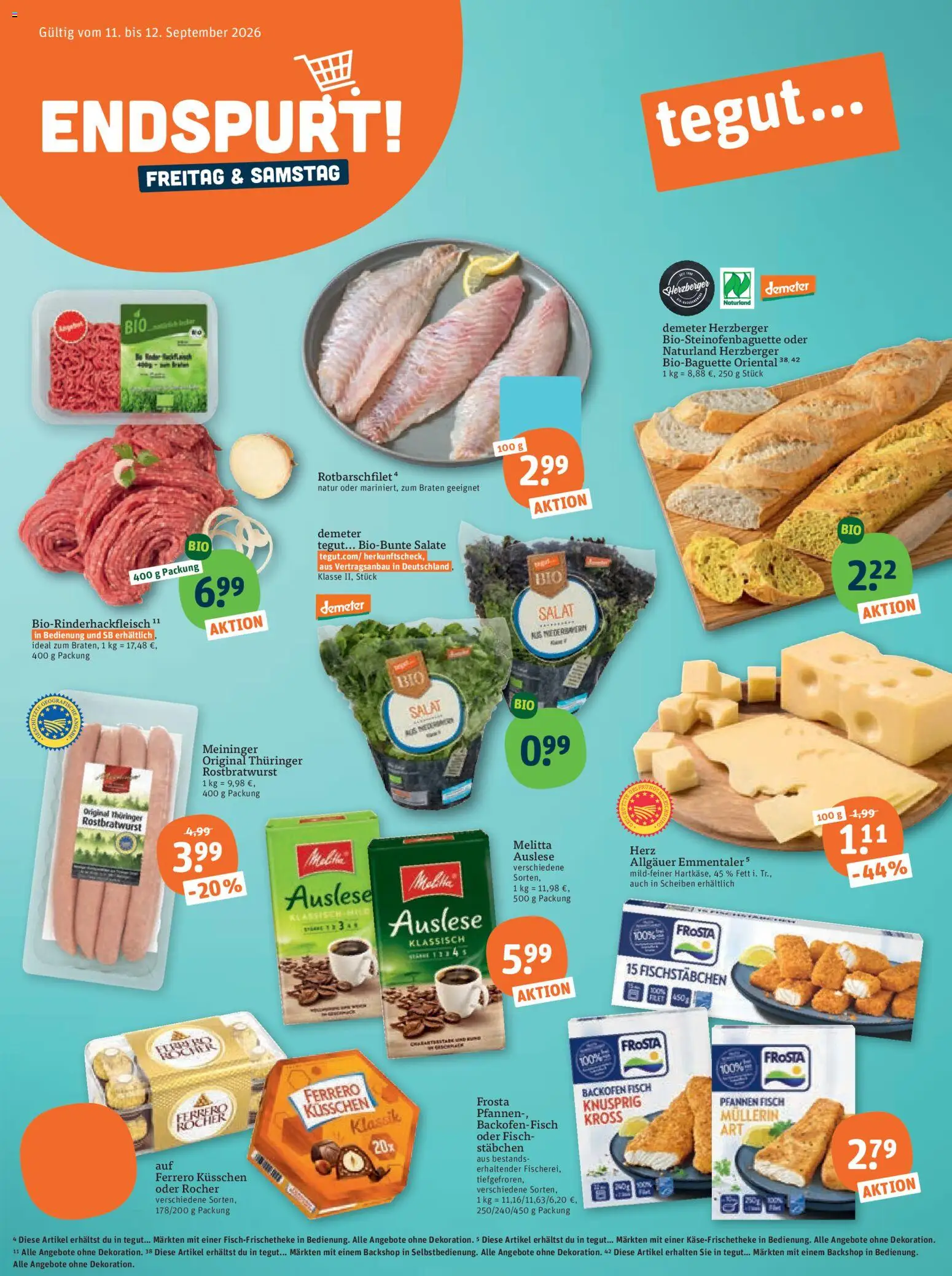 Tegut Prospekt Prospekt in Deutschland