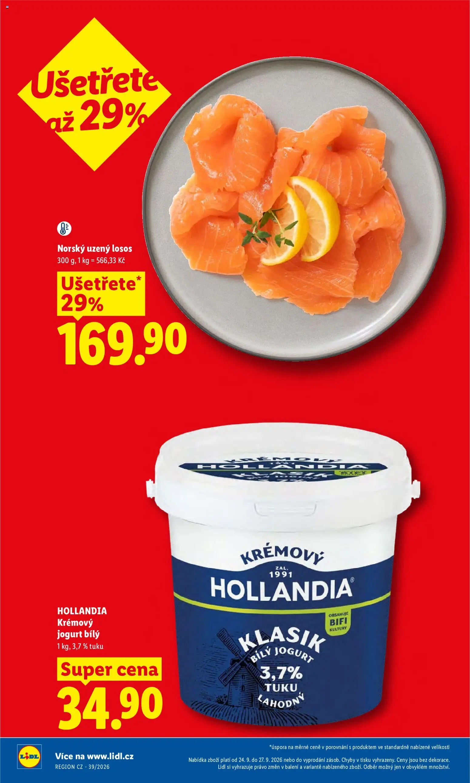 Lidl leták Leták in Česko