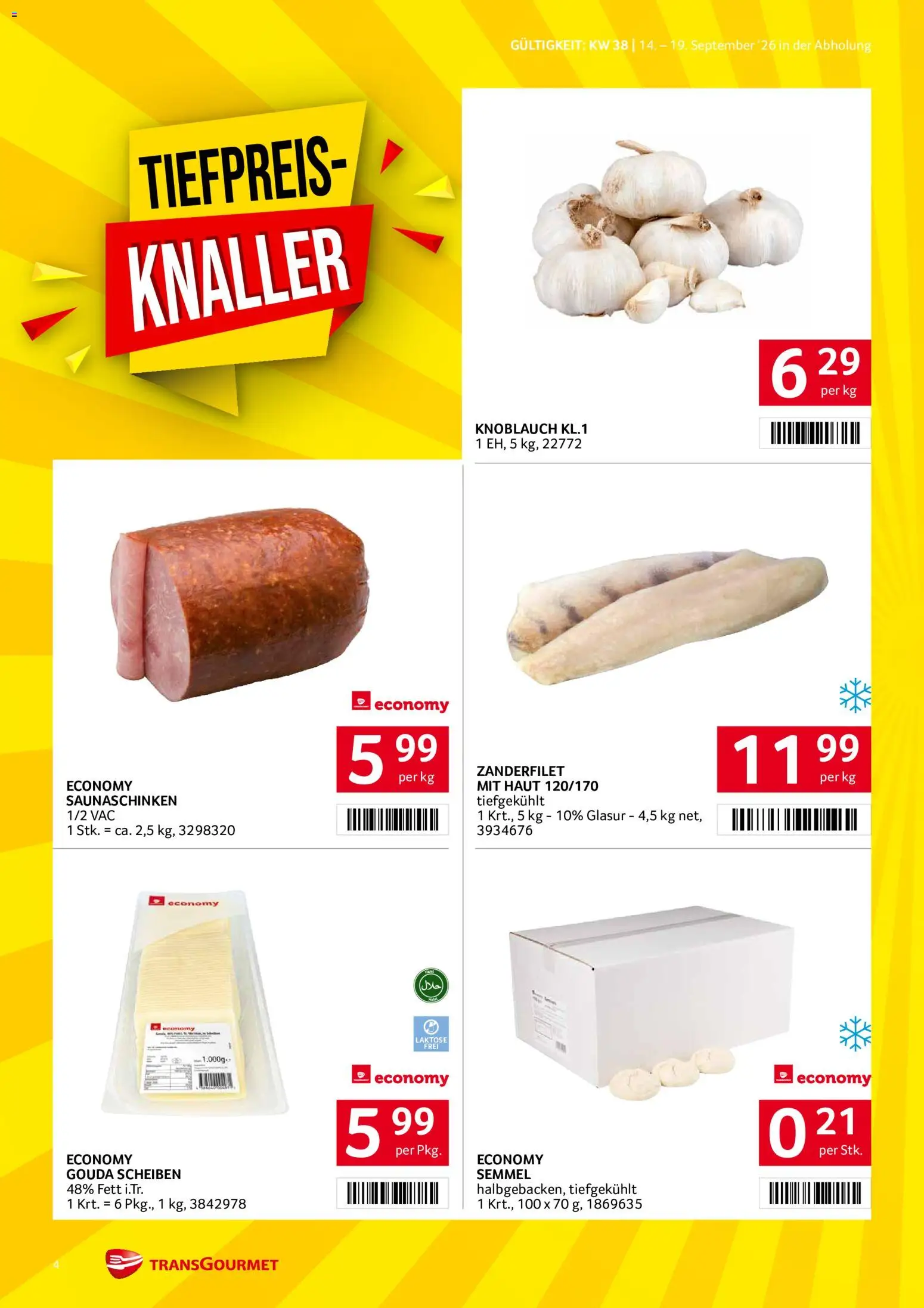 Transgourmet Flugblatt Flugblatt in Österreich