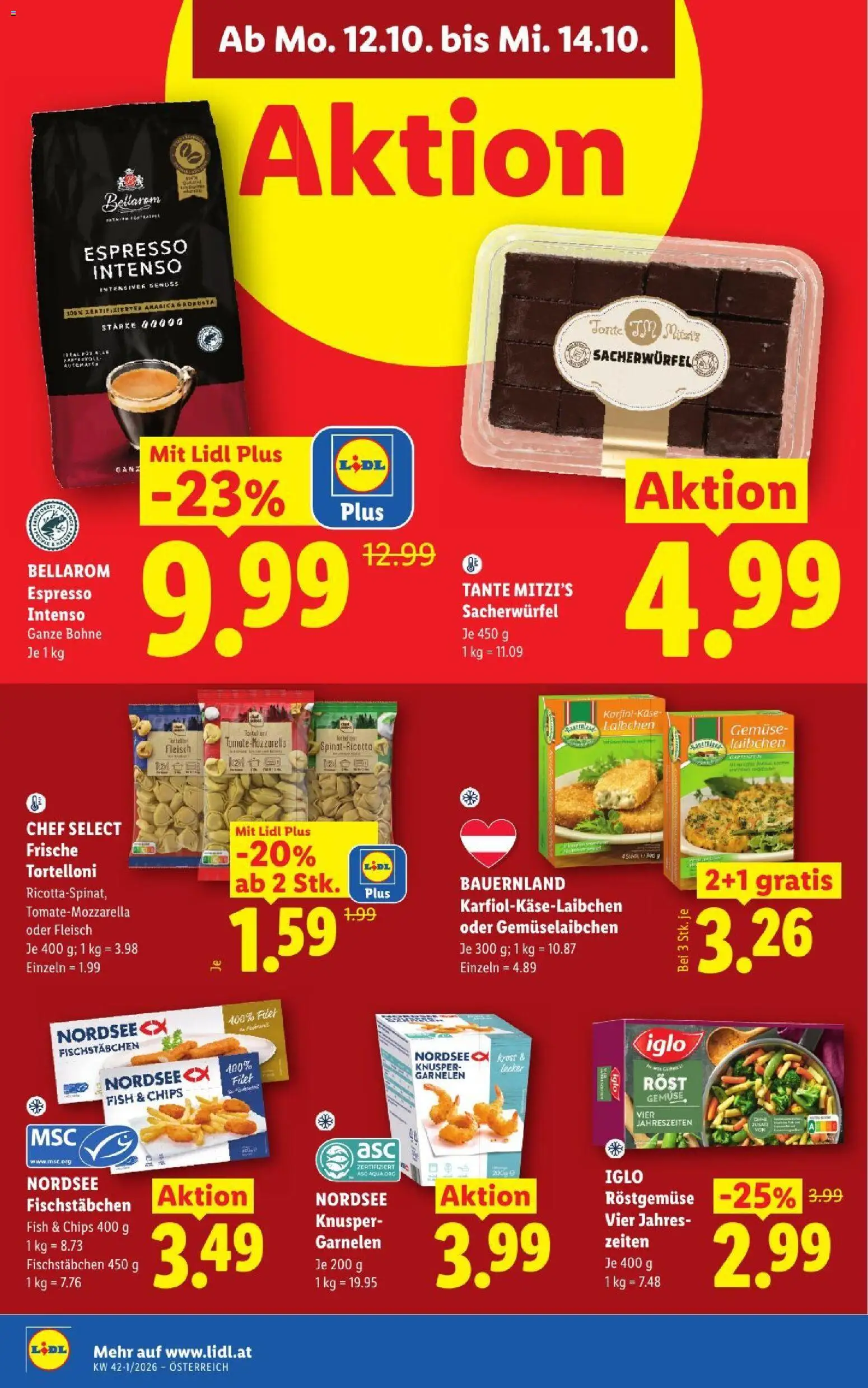 Lidl Flugblatt Flugblatt in Österreich