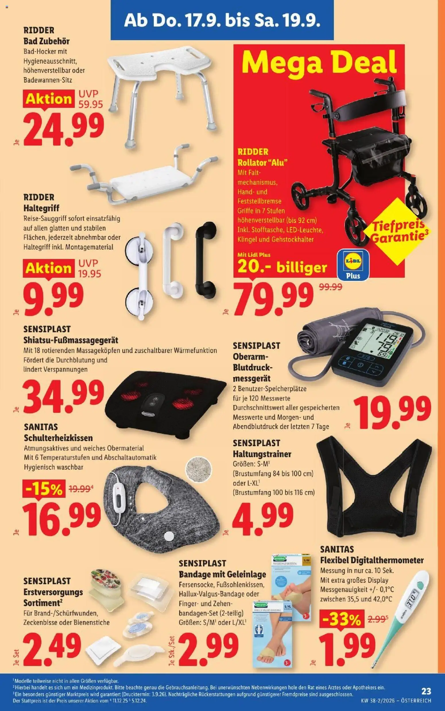 Lidl - Flugblatt Flugblatt in Österreich