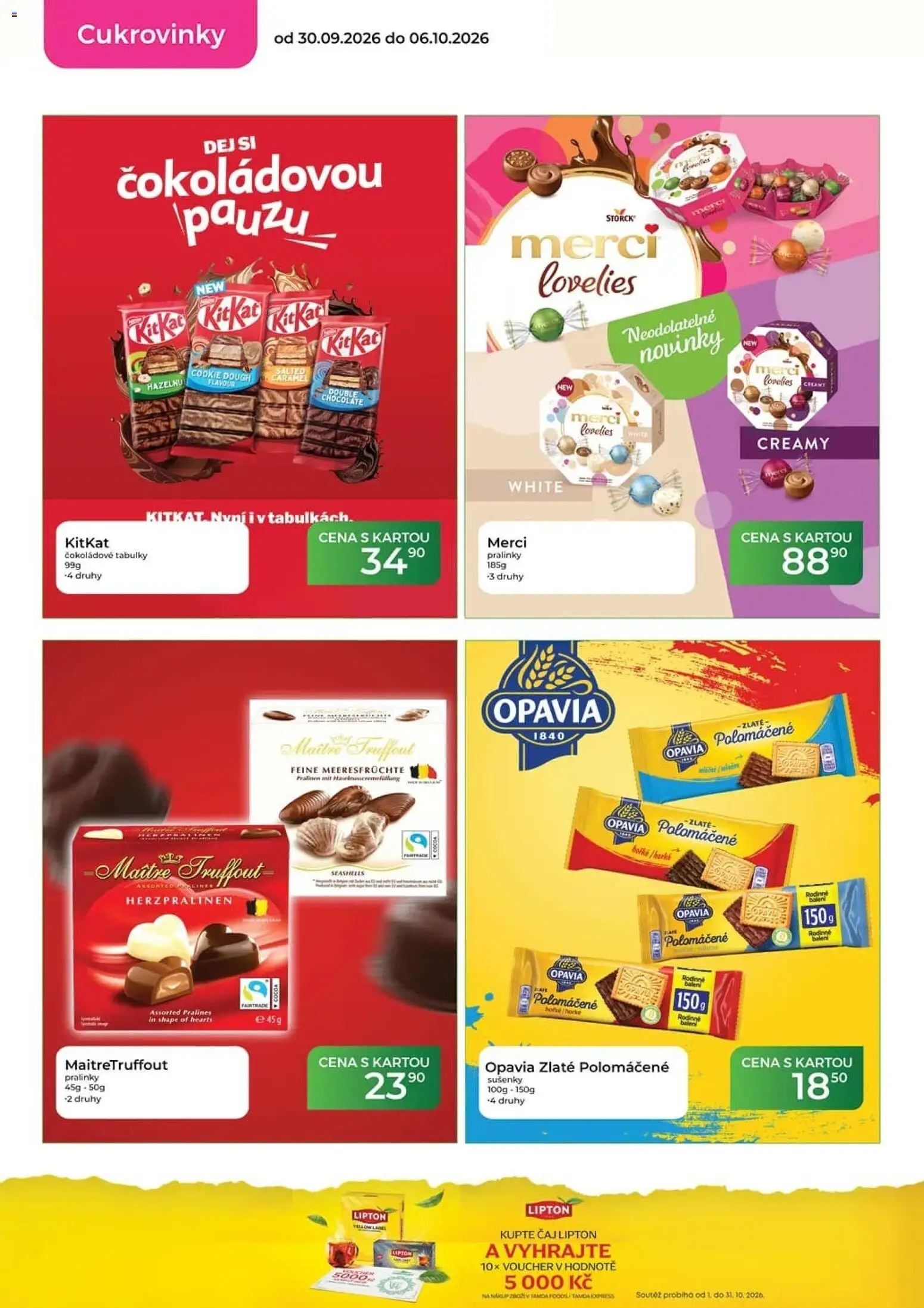 Tamda Foods leták Leták in Česko
