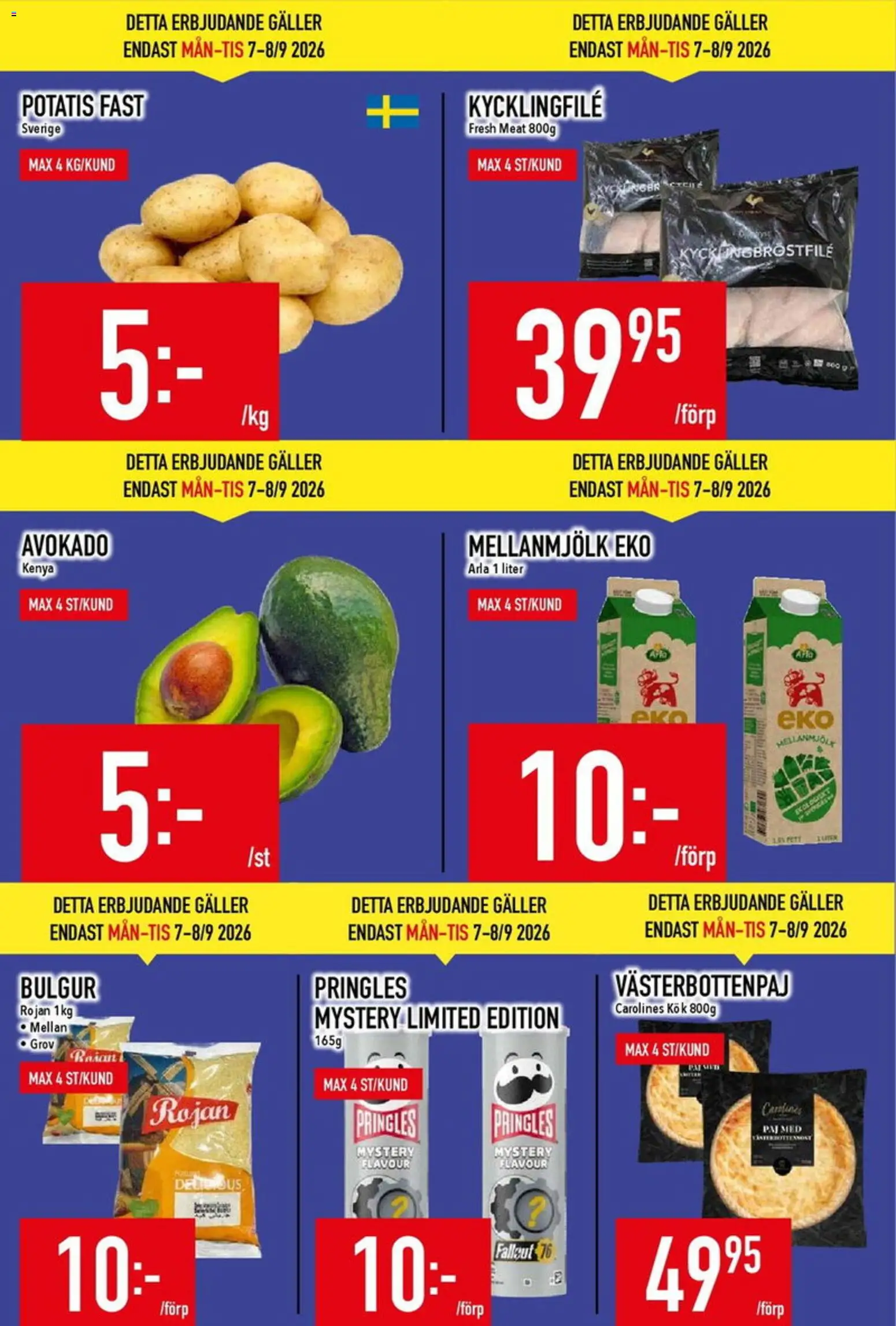 Matdax erbjudanden Reklamblad in Sverige