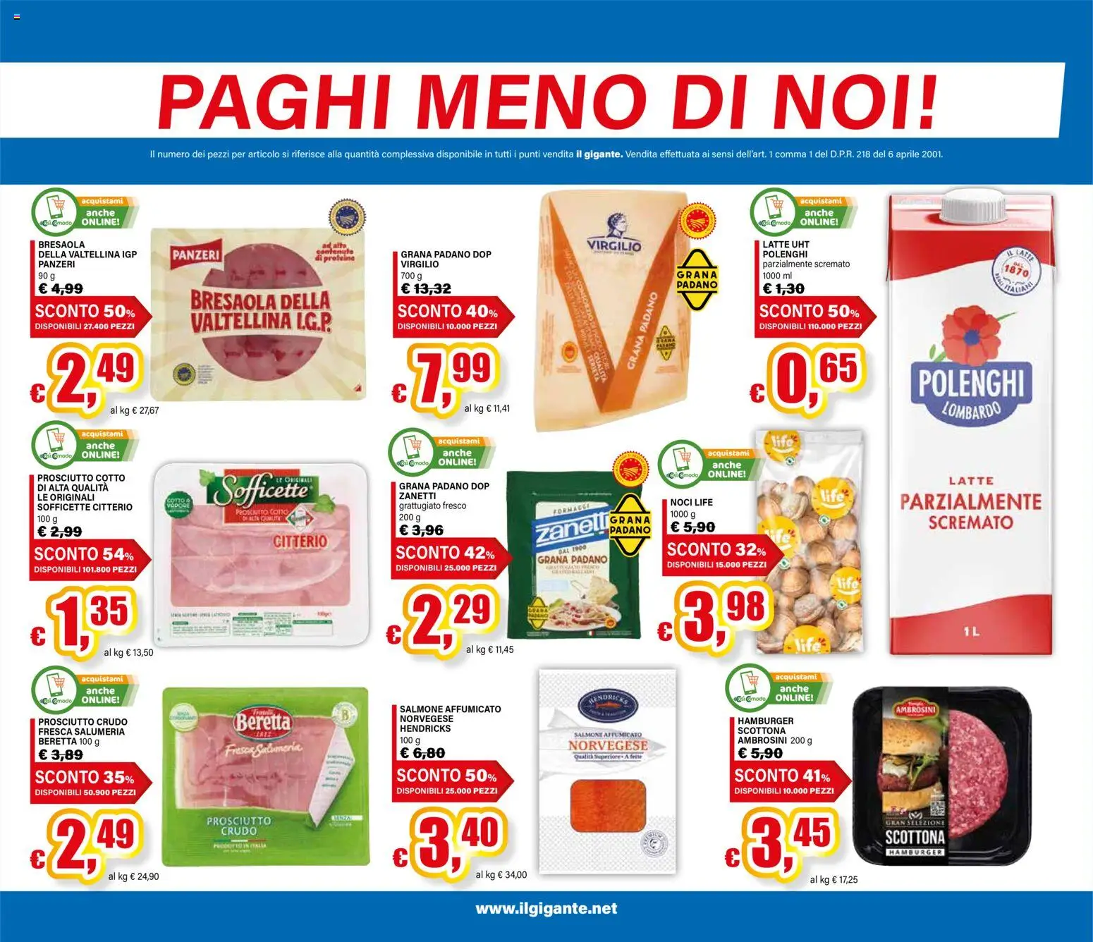 Il Gigante volantino Volantino in Italy