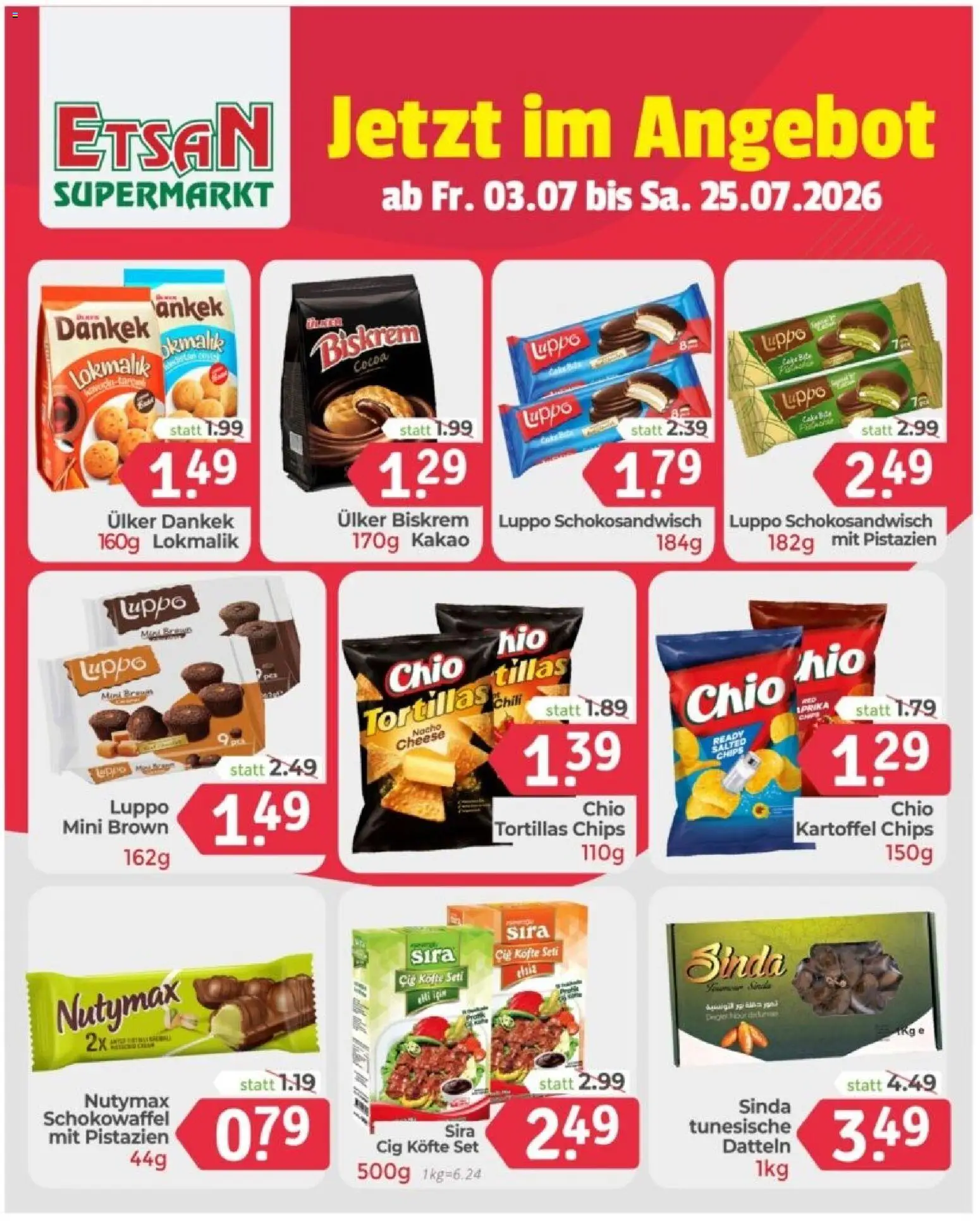 Die besten Angebote | ETSAN Flugblatt ab 03.07.2026 | - Jetzt stöbern! | Österreich